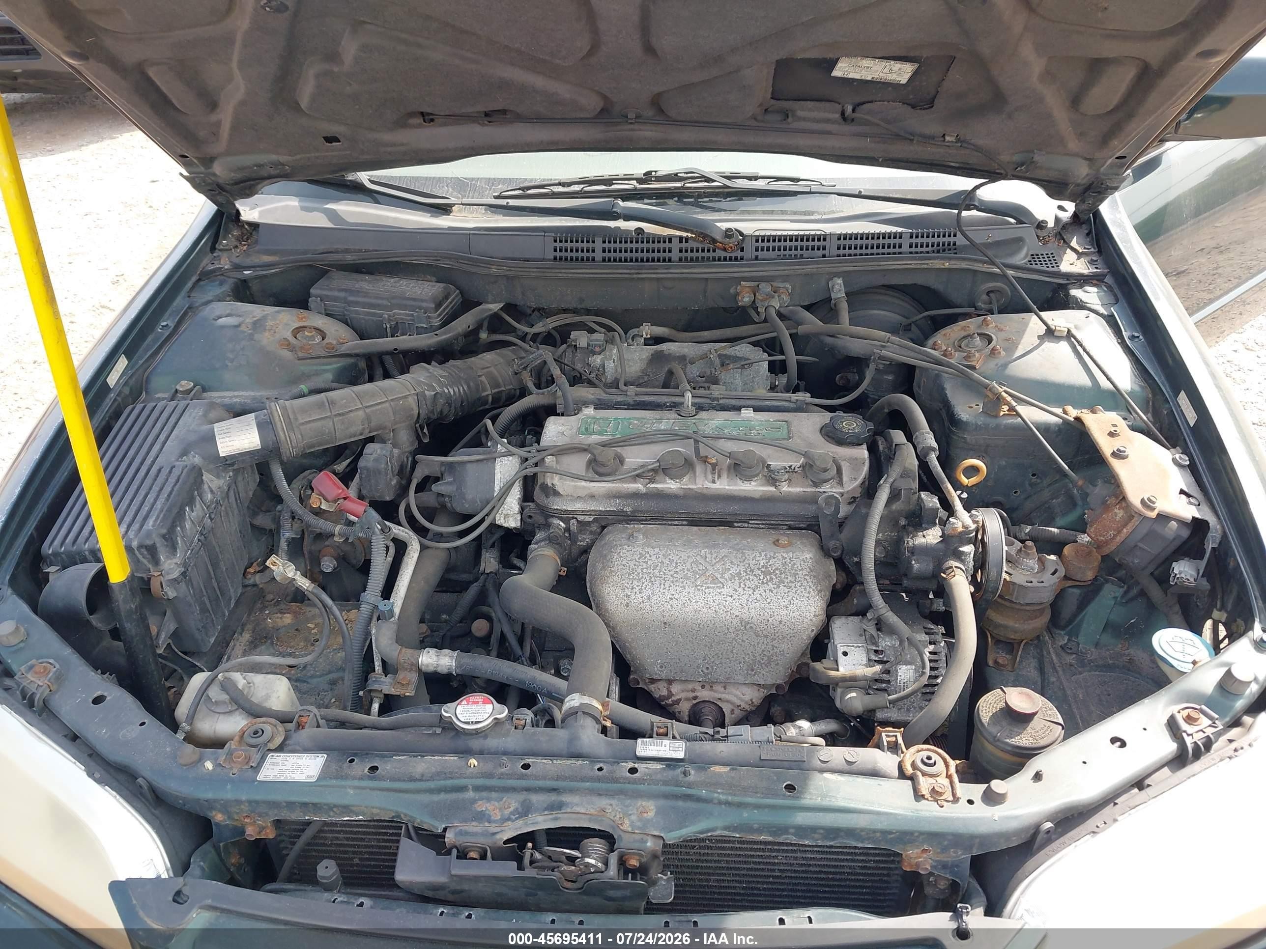 2001 Honda Accord 2.3 Lx Green vin: 1HGCG66561A005134