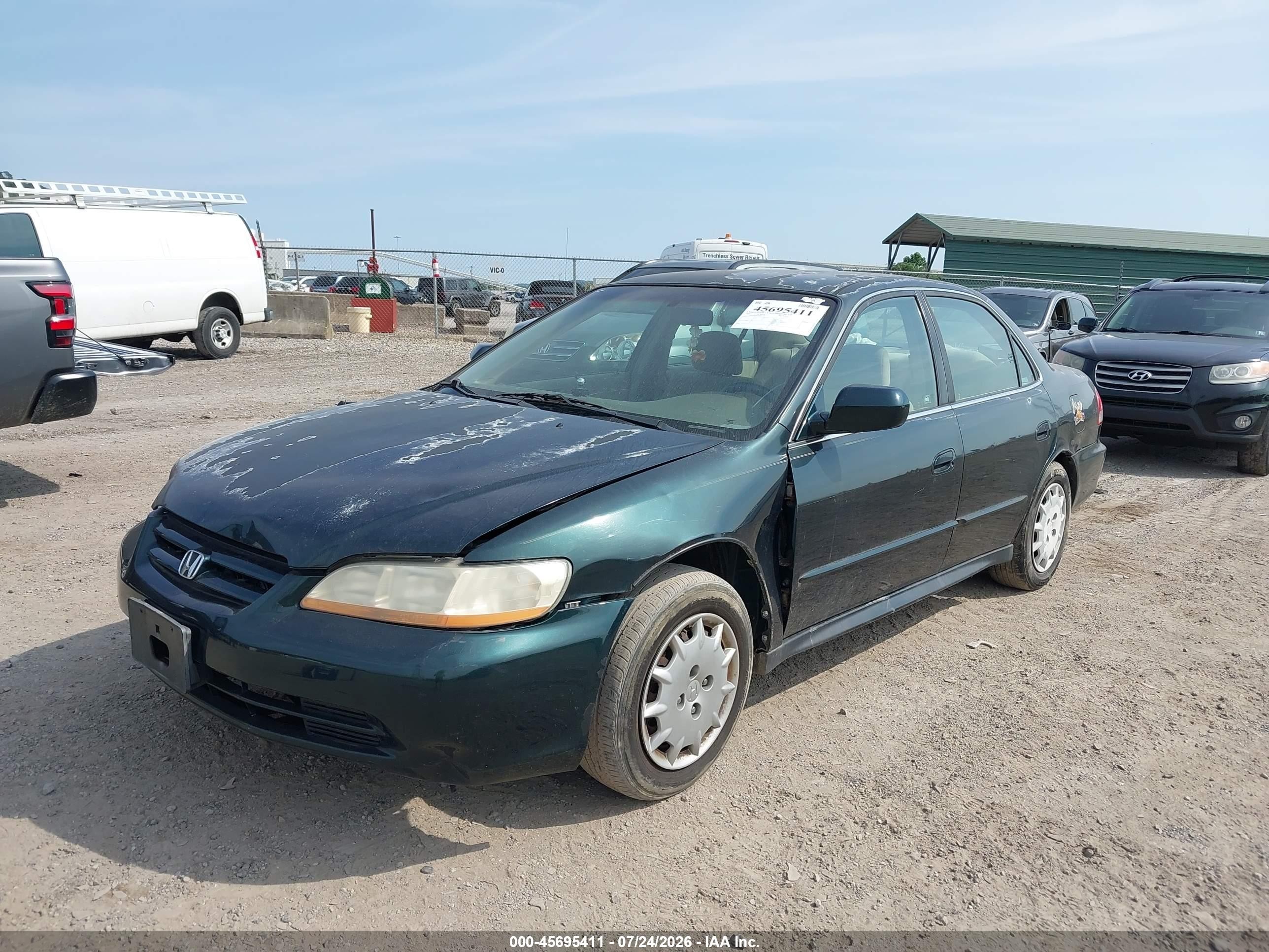 2001 Honda Accord 2.3 Lx Green vin: 1HGCG66561A005134