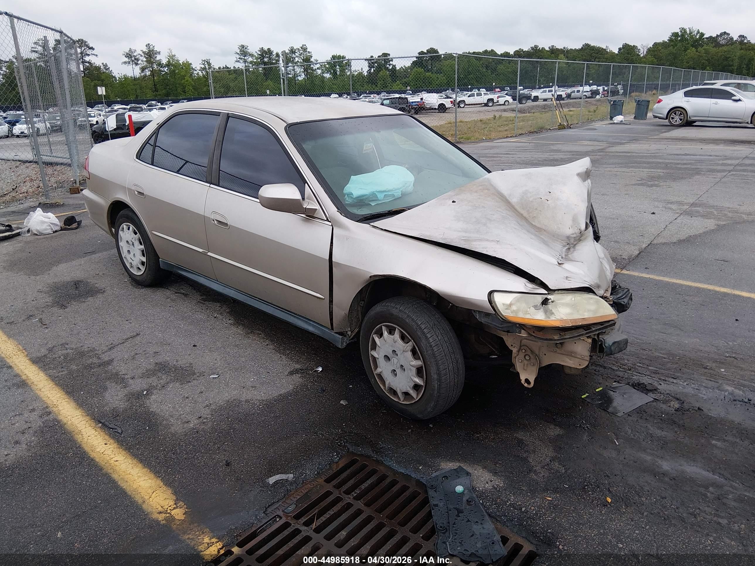 2001 Honda Accord 2.3 Lx Beige vin: 1HGCG66561A122454