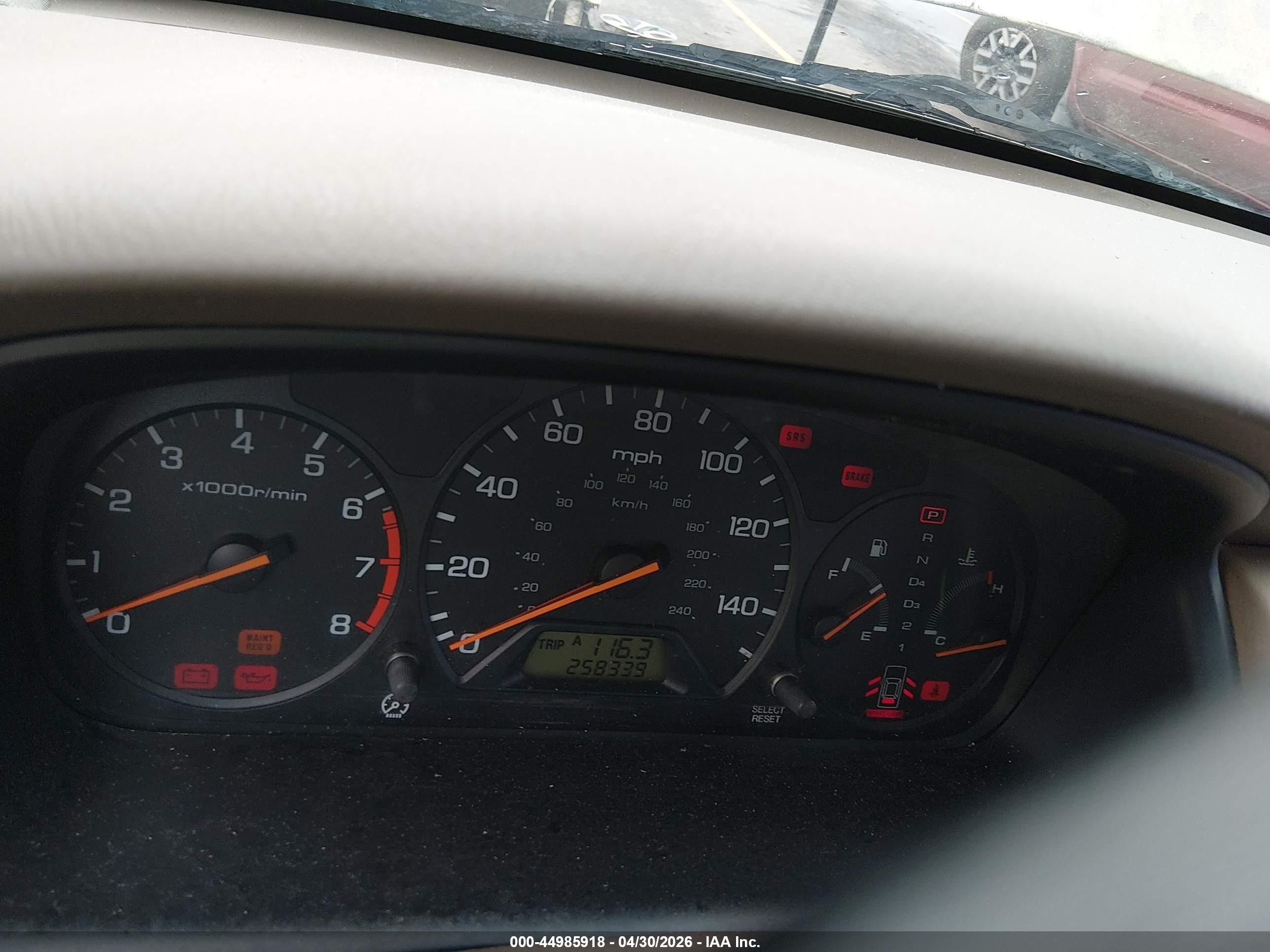 2001 Honda Accord 2.3 Lx Beige vin: 1HGCG66561A122454