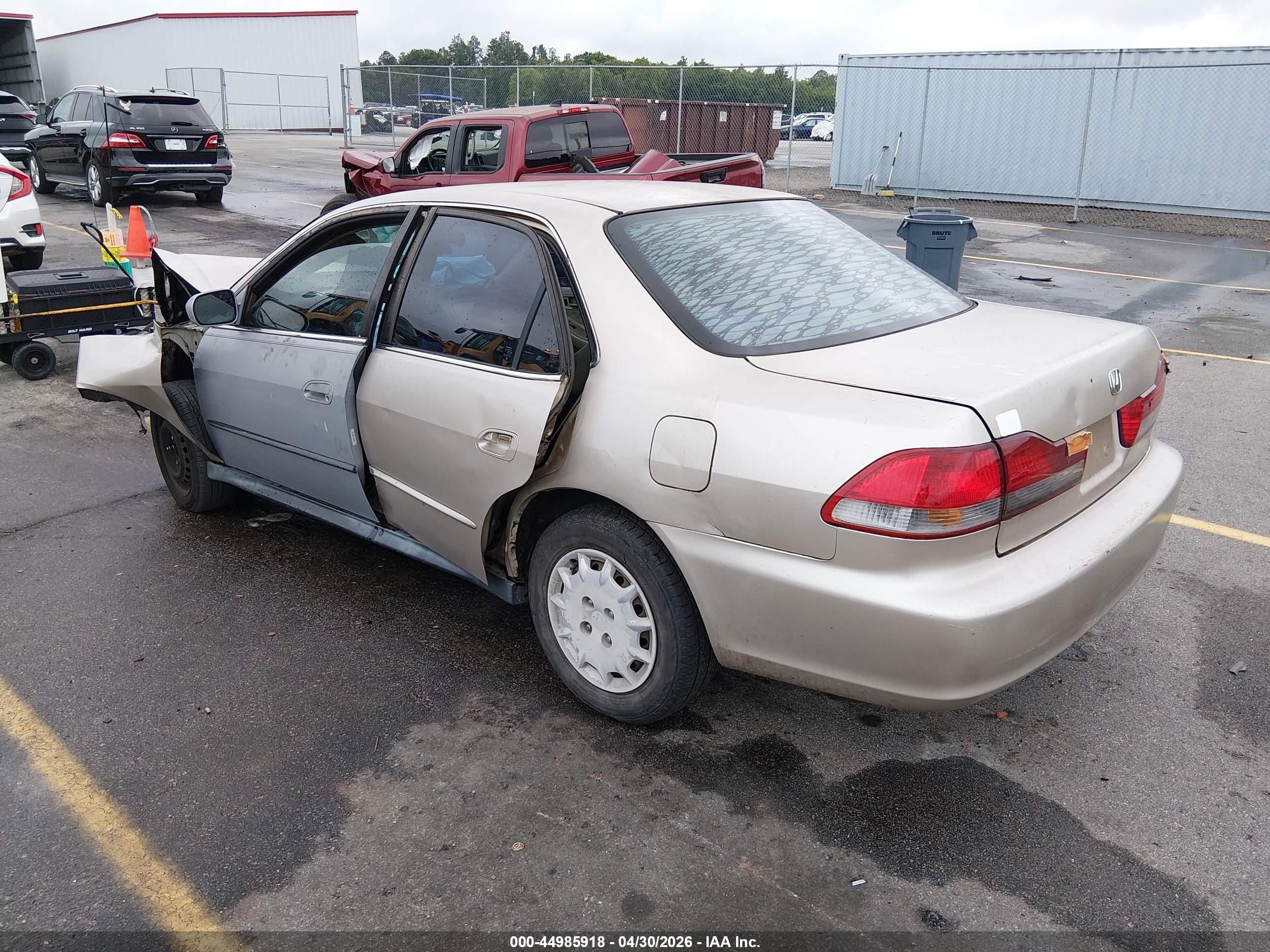 2001 Honda Accord 2.3 Lx Beige vin: 1HGCG66561A122454