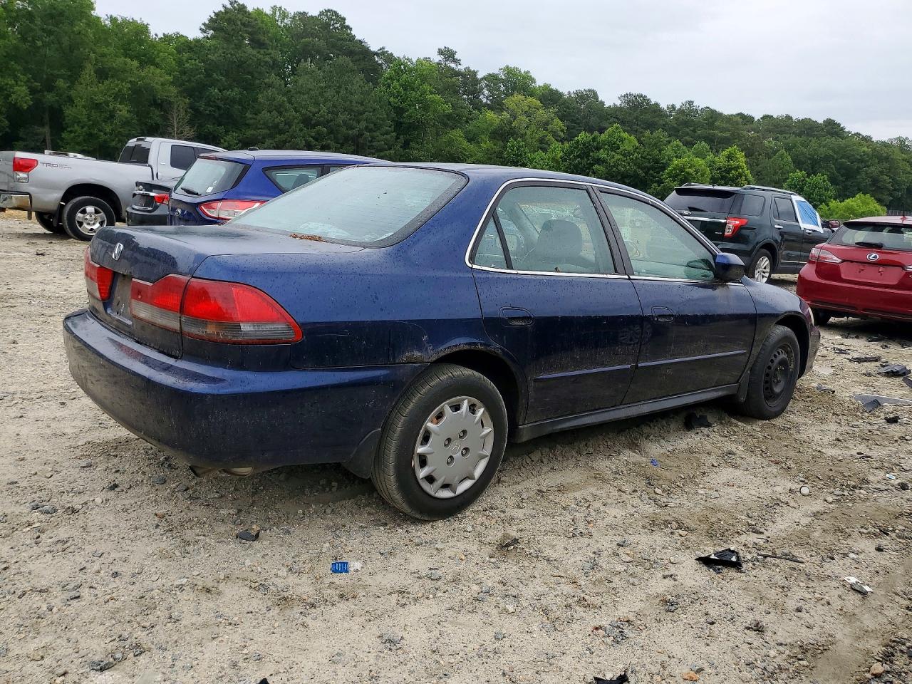 2001 Honda Accord Lx Blue vin: 1HGCG66571A051300