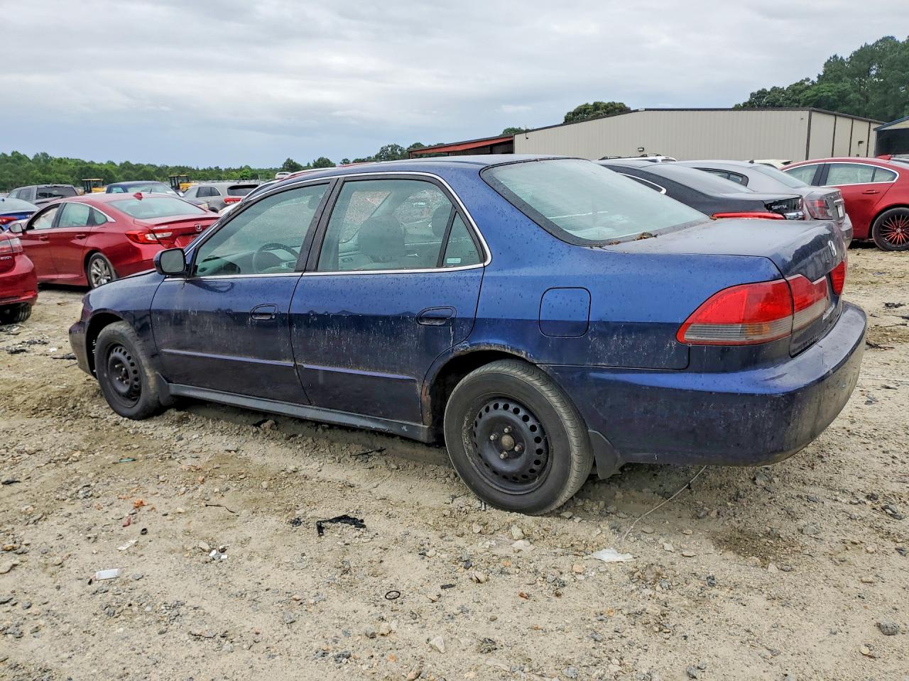 2001 Honda Accord Lx Blue vin: 1HGCG66571A051300