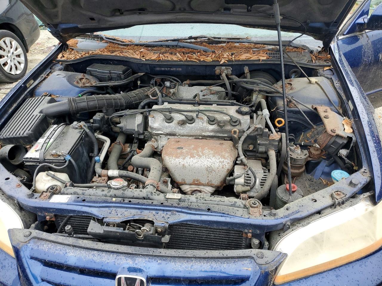 2001 Honda Accord Lx Blue vin: 1HGCG66571A051300