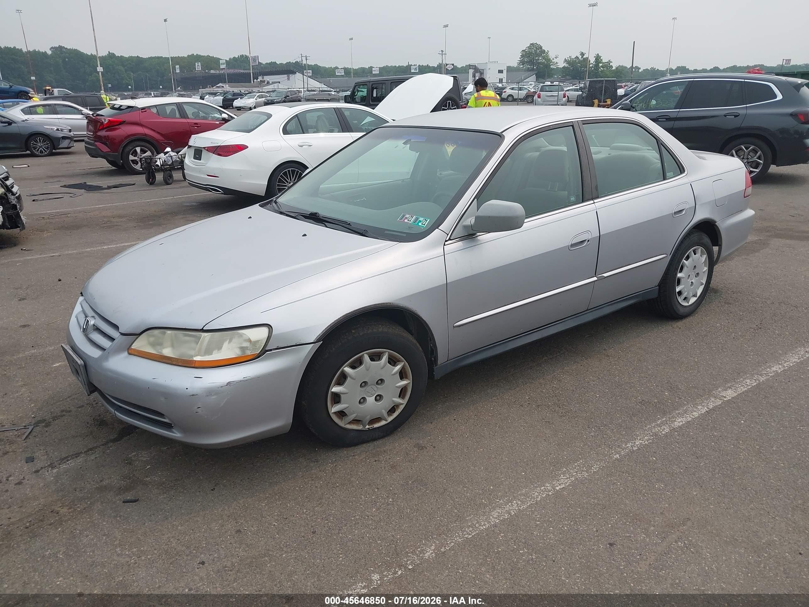 2001 Honda Accord 2.3 Lx Gray vin: 1HGCG66571A124729