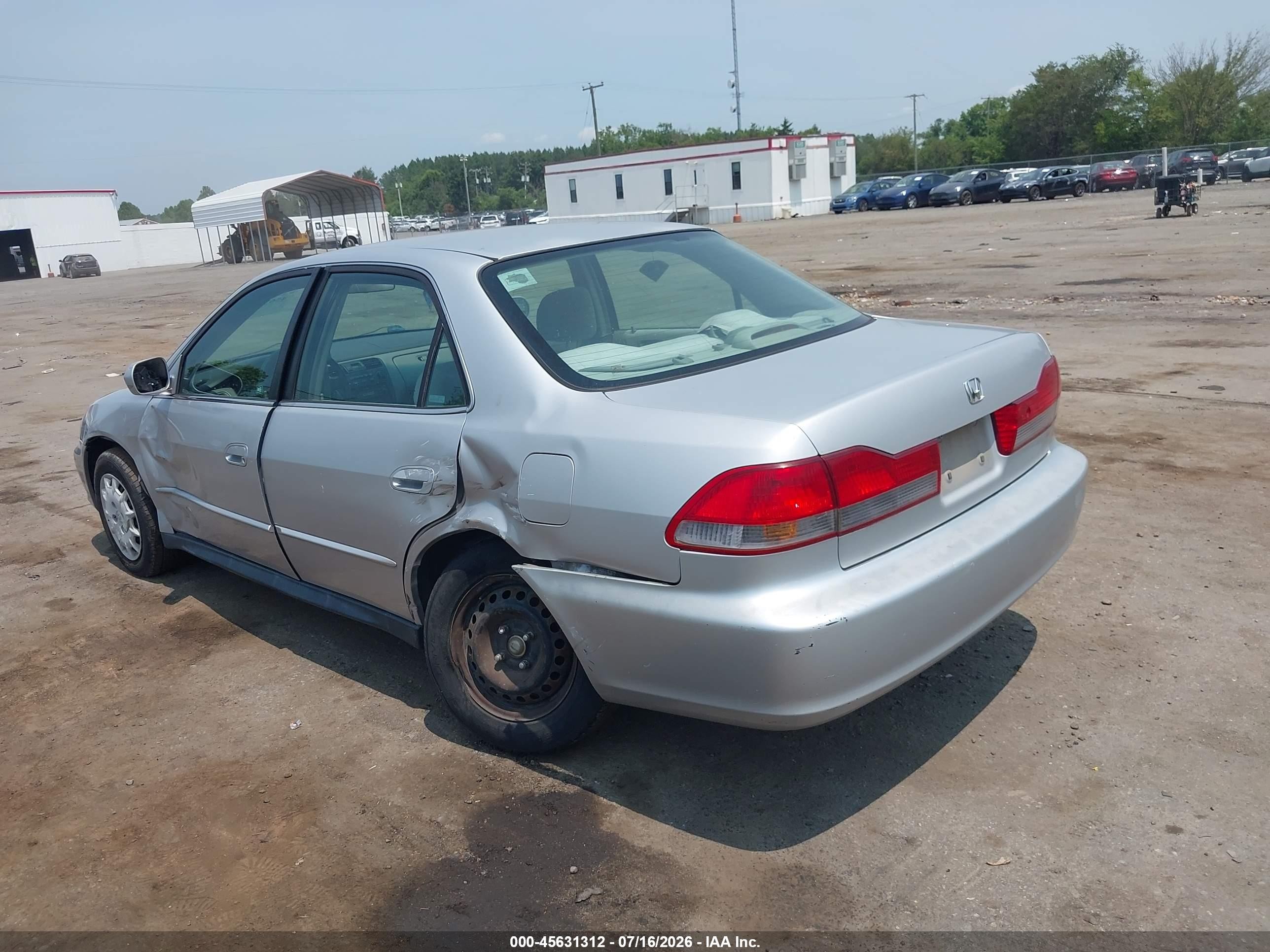 2002 Honda Accord 2.3 Lx Silver vin: 1HGCG66592A050439