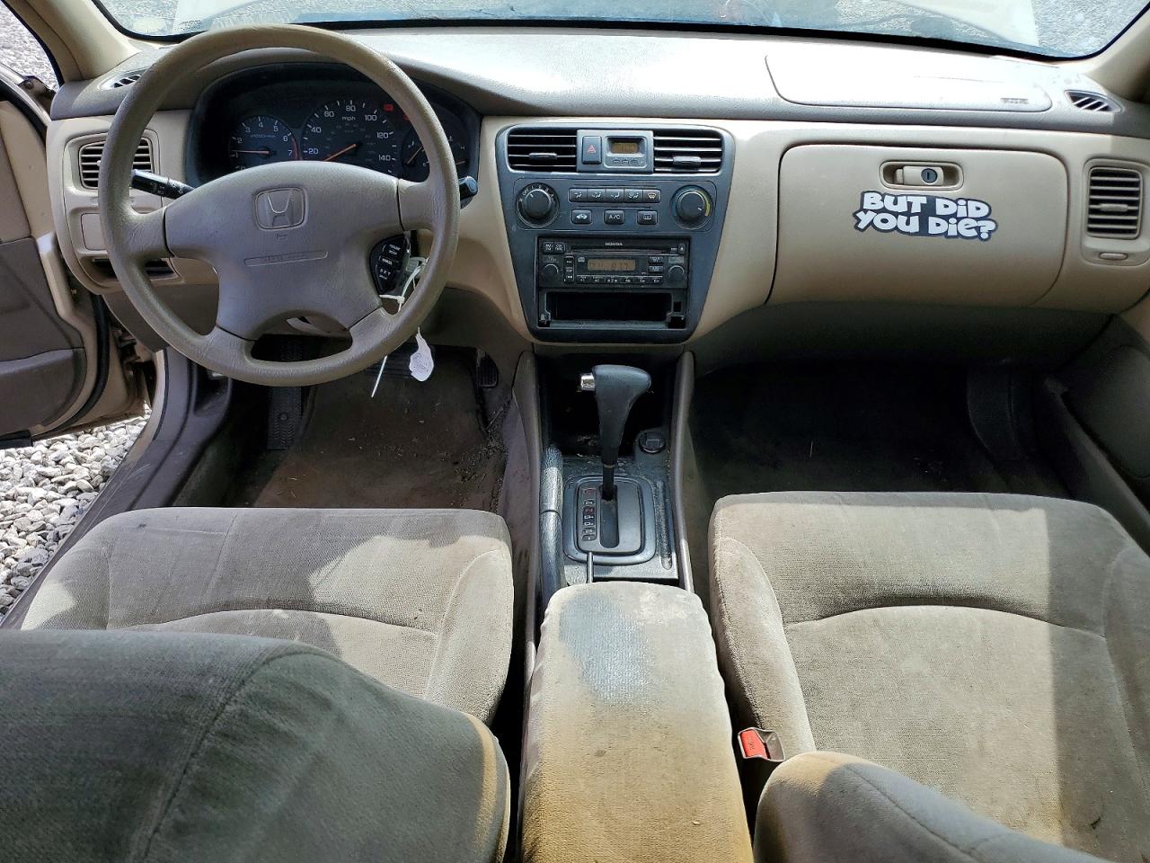 2002 Honda Accord Lx Beige vin: 1HGCG66592A070626