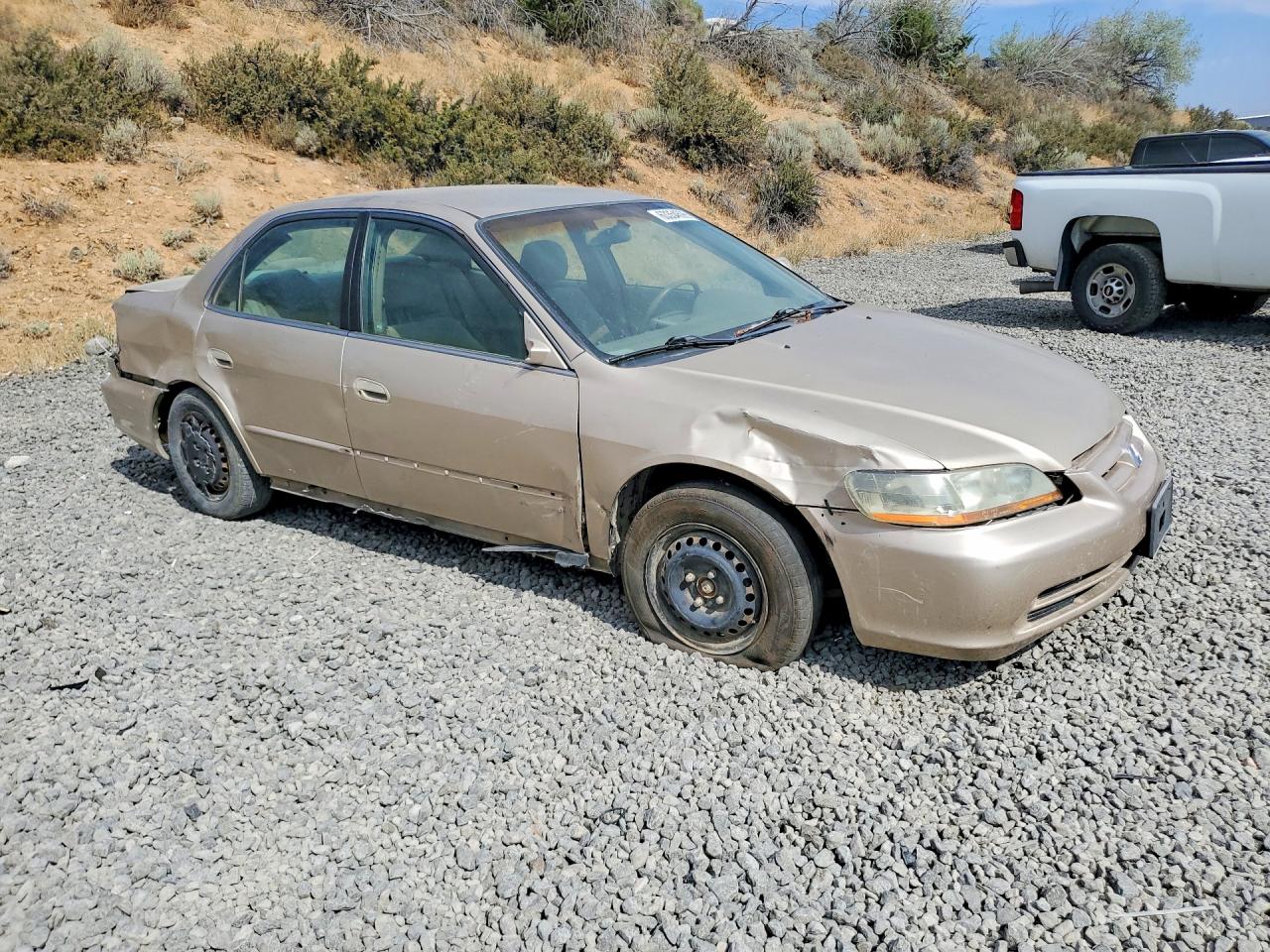 2002 Honda Accord Lx Beige vin: 1HGCG66592A070626