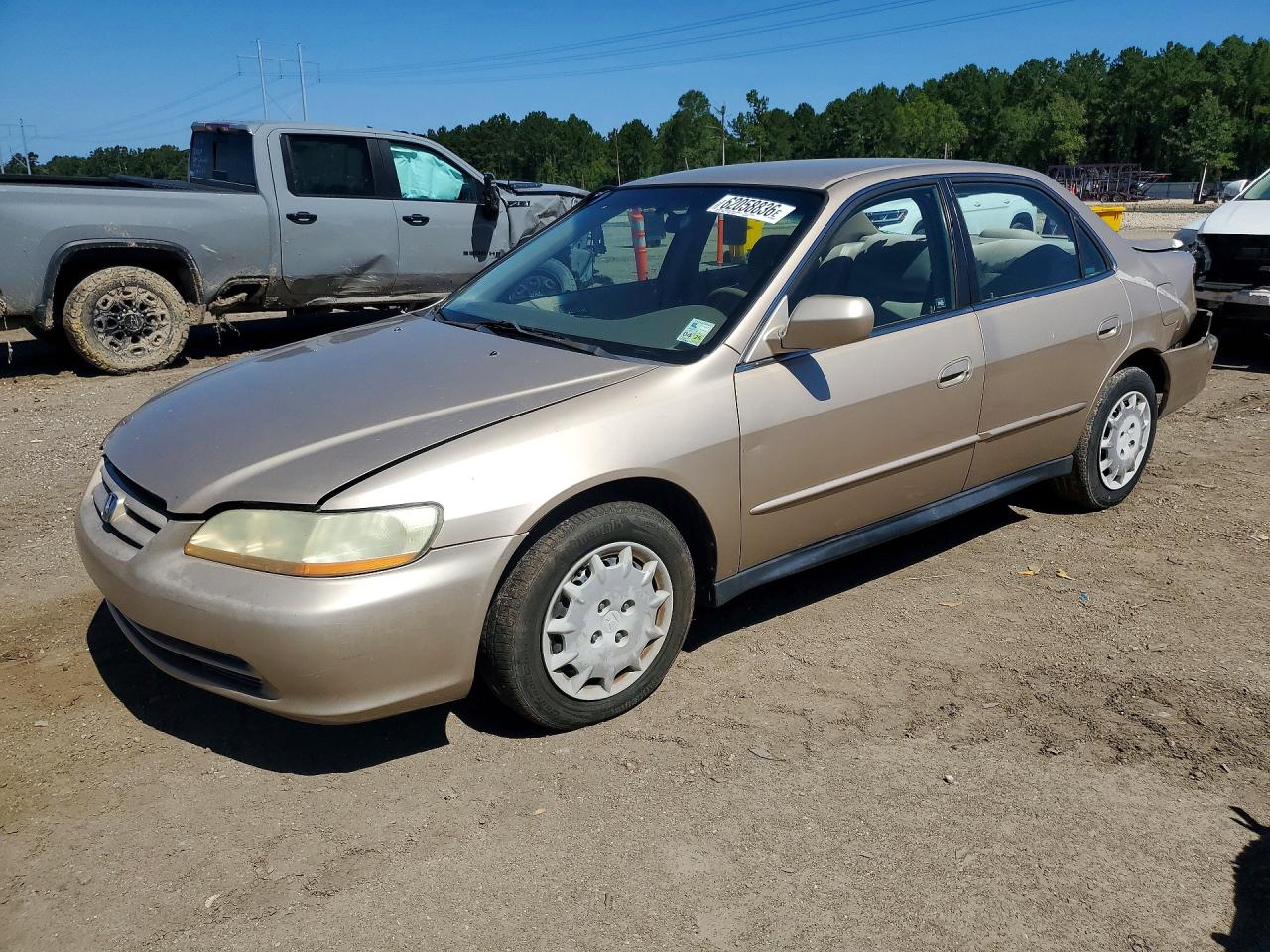 2001 Honda Accord Lx Золотой vin: 1HGCG665X1A076871