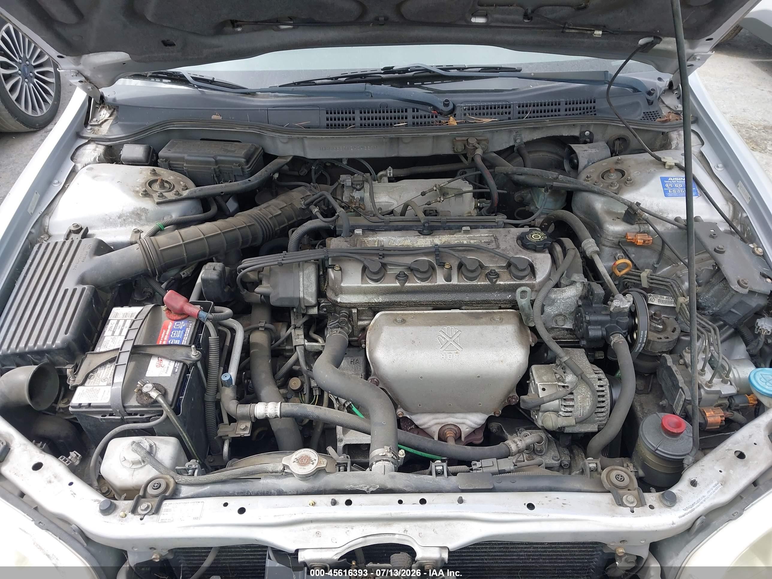 2002 Honda Accord 2.3 Lx Gray vin: 1HGCG66712A046676