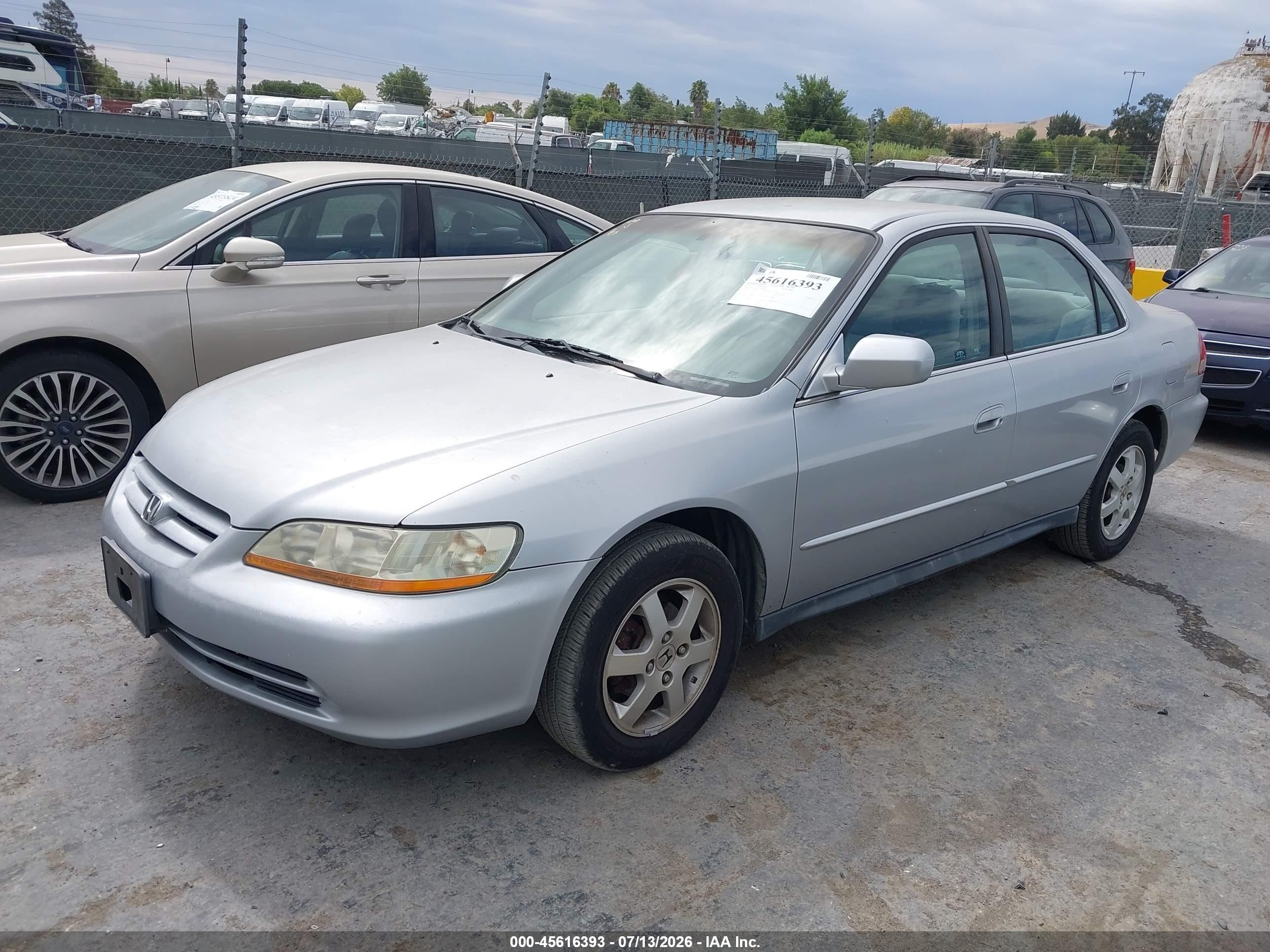 2002 Honda Accord 2.3 Lx Gray vin: 1HGCG66712A046676