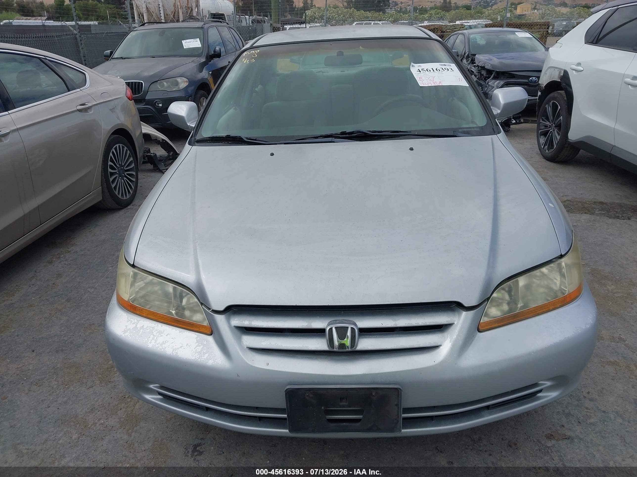 2002 Honda Accord 2.3 Lx Gray vin: 1HGCG66712A046676