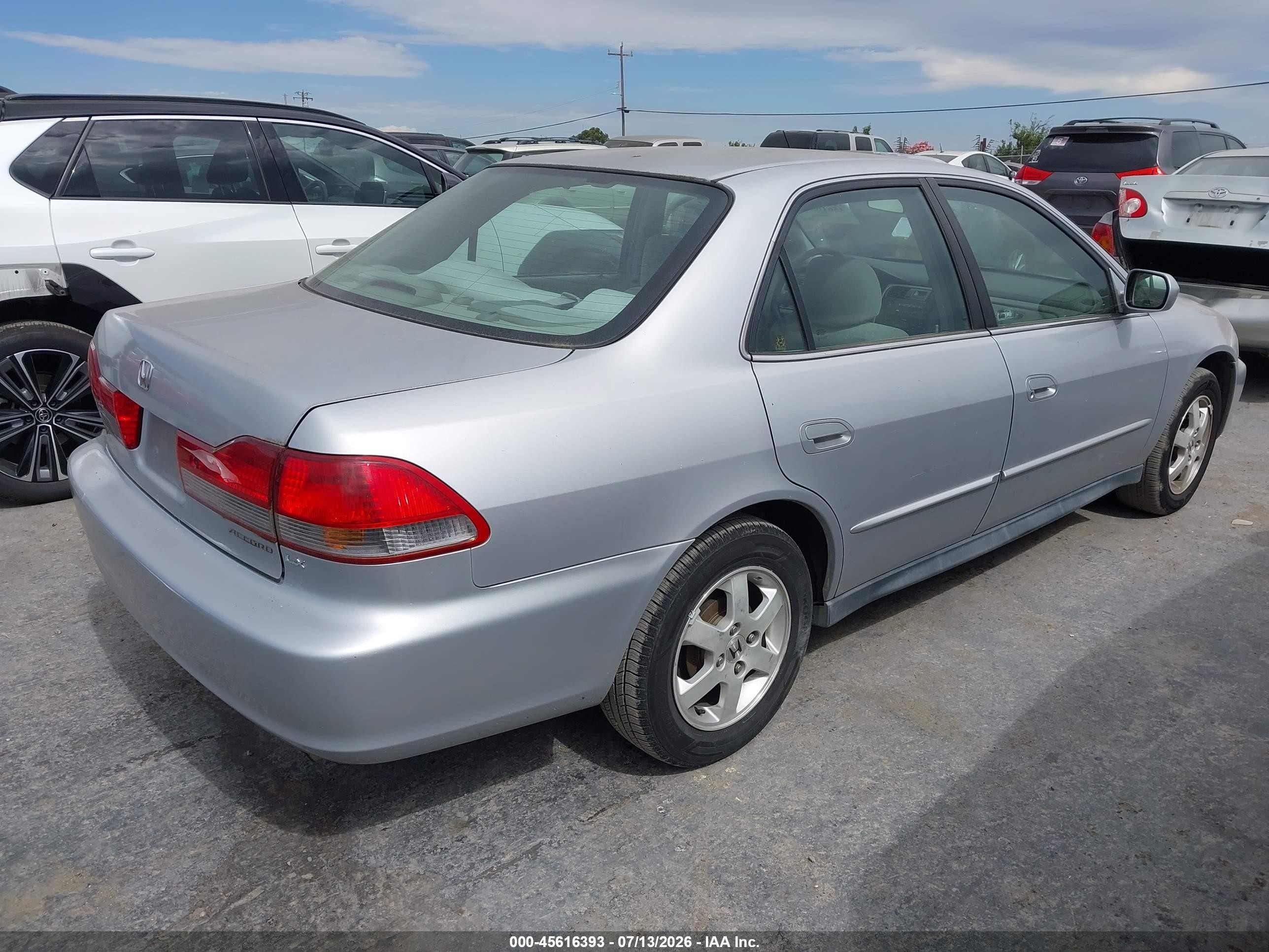 2002 Honda Accord 2.3 Lx Gray vin: 1HGCG66712A046676
