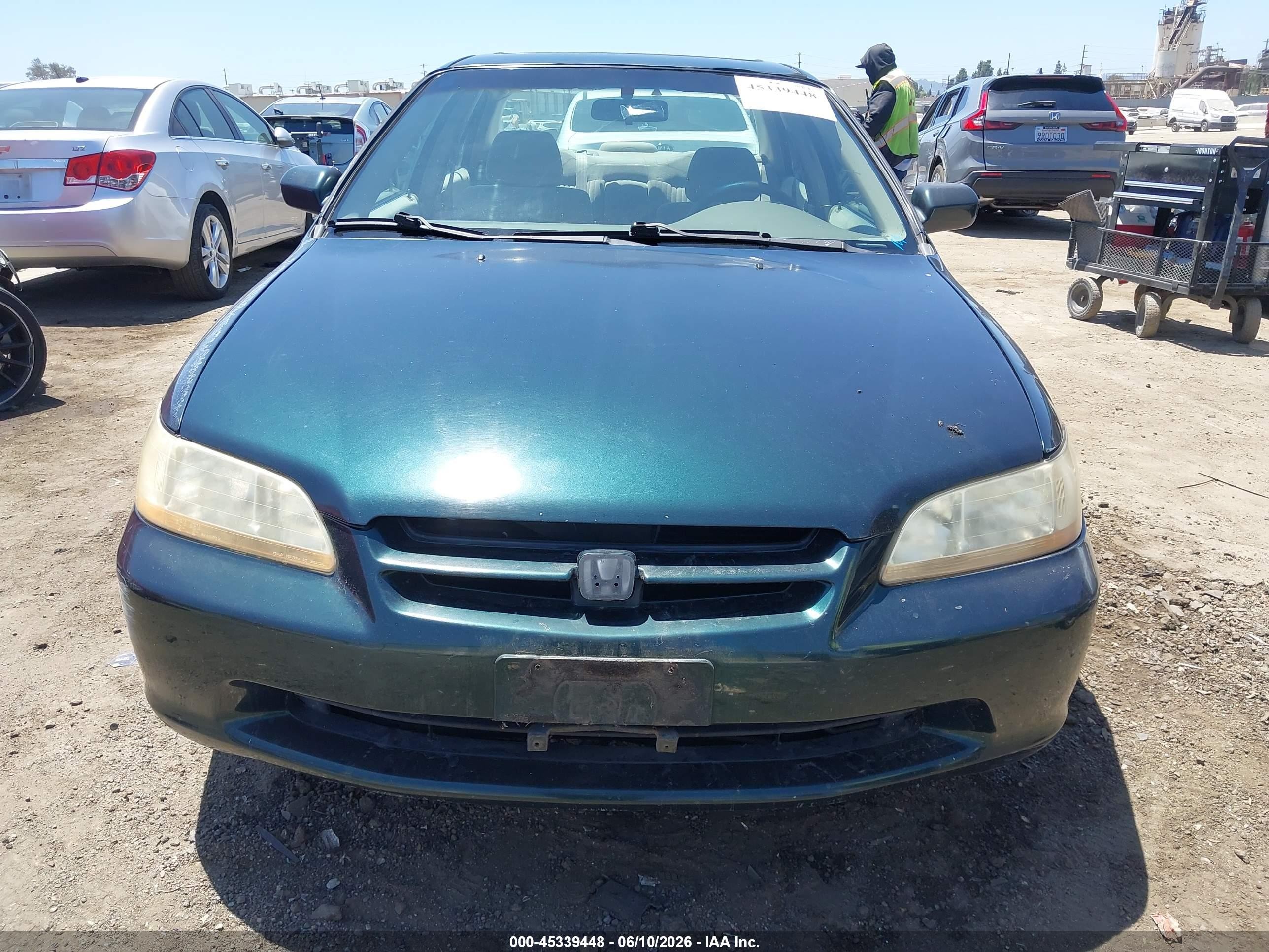 1998 Honda Accord Ex Зеленый vin: 1HGCG6672WA019637