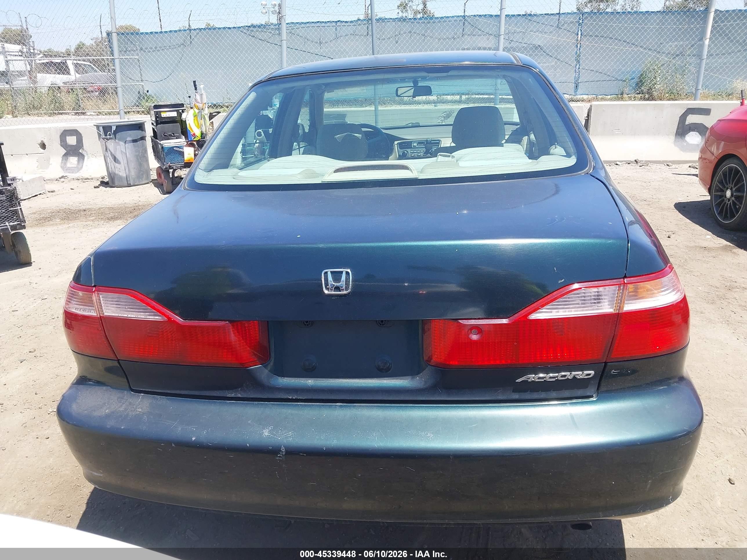1998 Honda Accord Ex Зеленый vin: 1HGCG6672WA019637