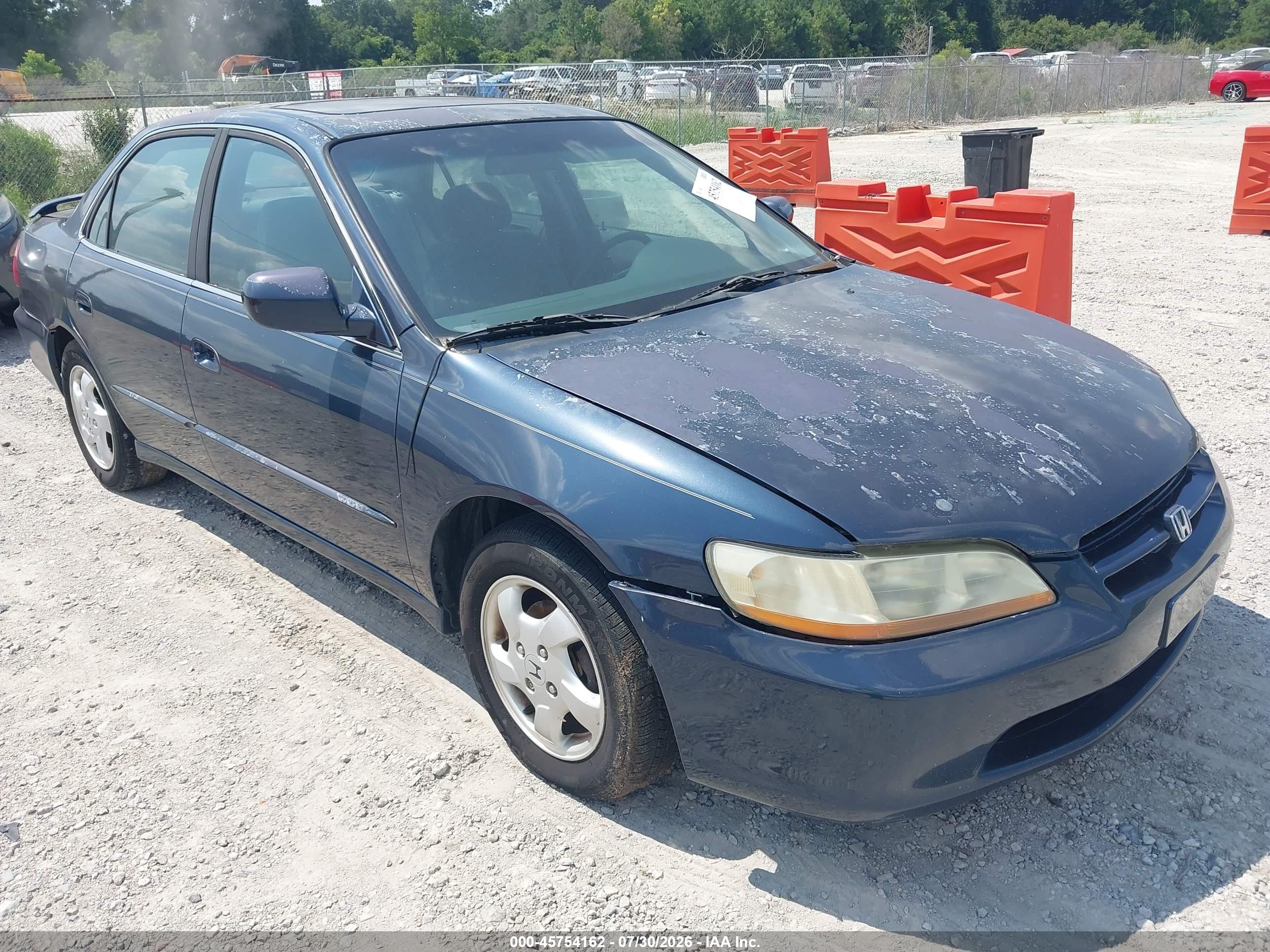 2000 Honda Accord 2.3 Ex Blue vin: 1HGCG6674YA021084