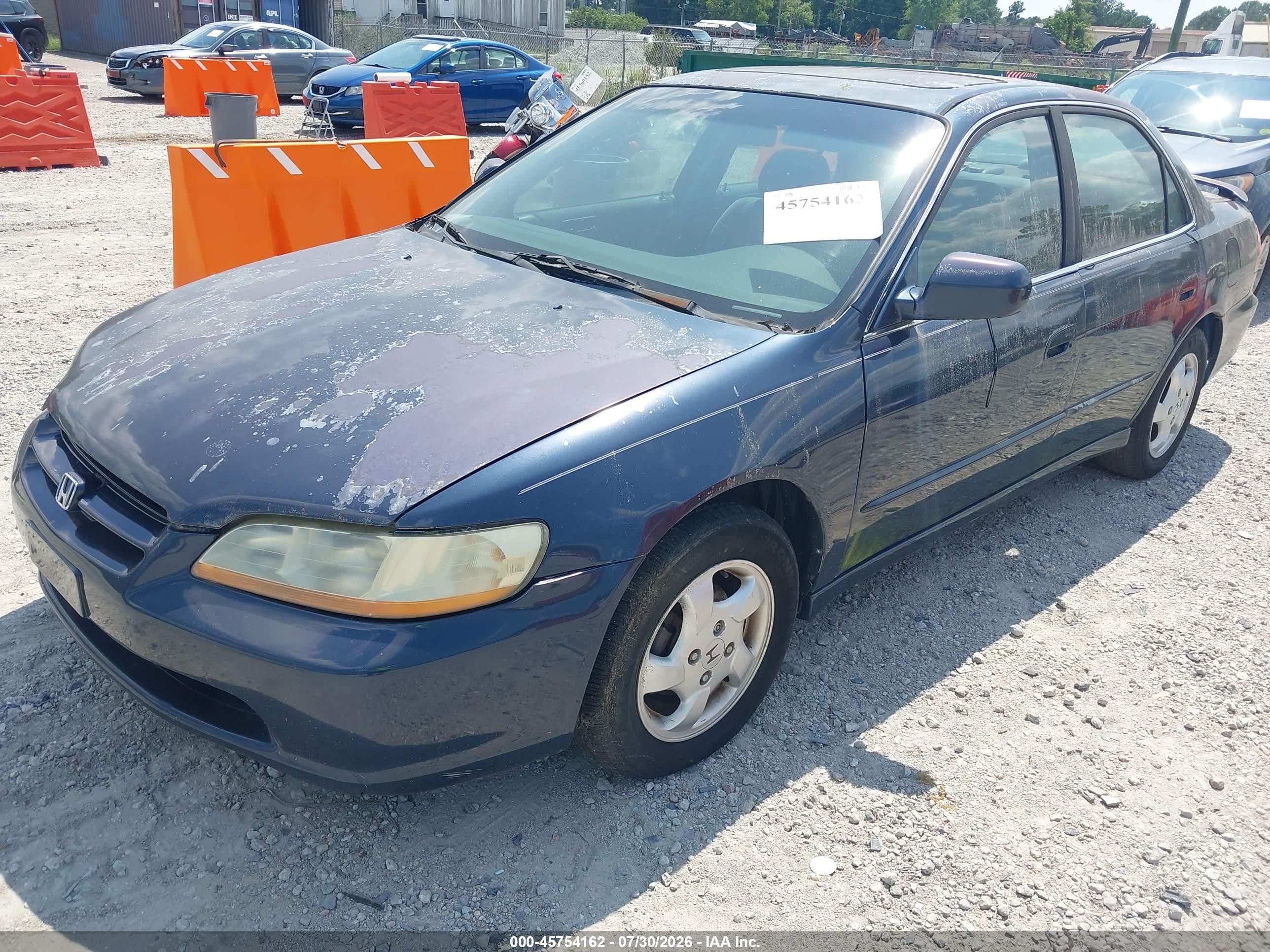 2000 Honda Accord 2.3 Ex Blue vin: 1HGCG6674YA021084