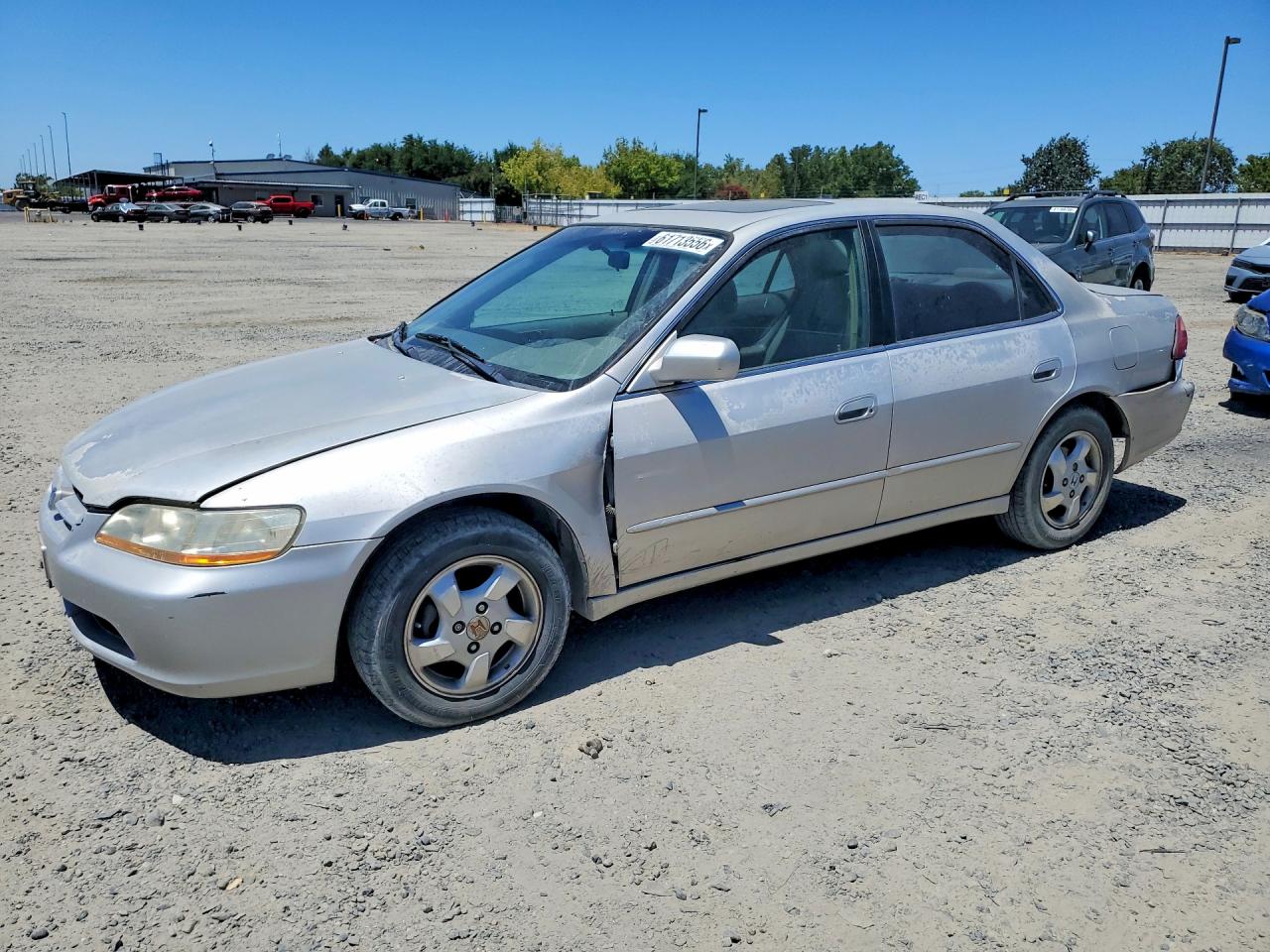 1998 Honda Accord Ex Silver vin: 1HGCG6676WA105873