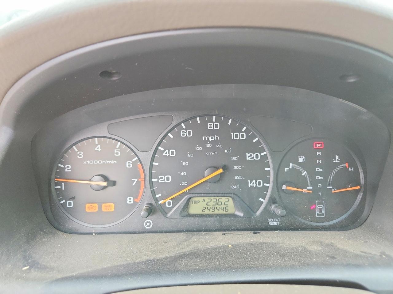 1998 Honda Accord Ex Tan vin: 1HGCG6677WA113416