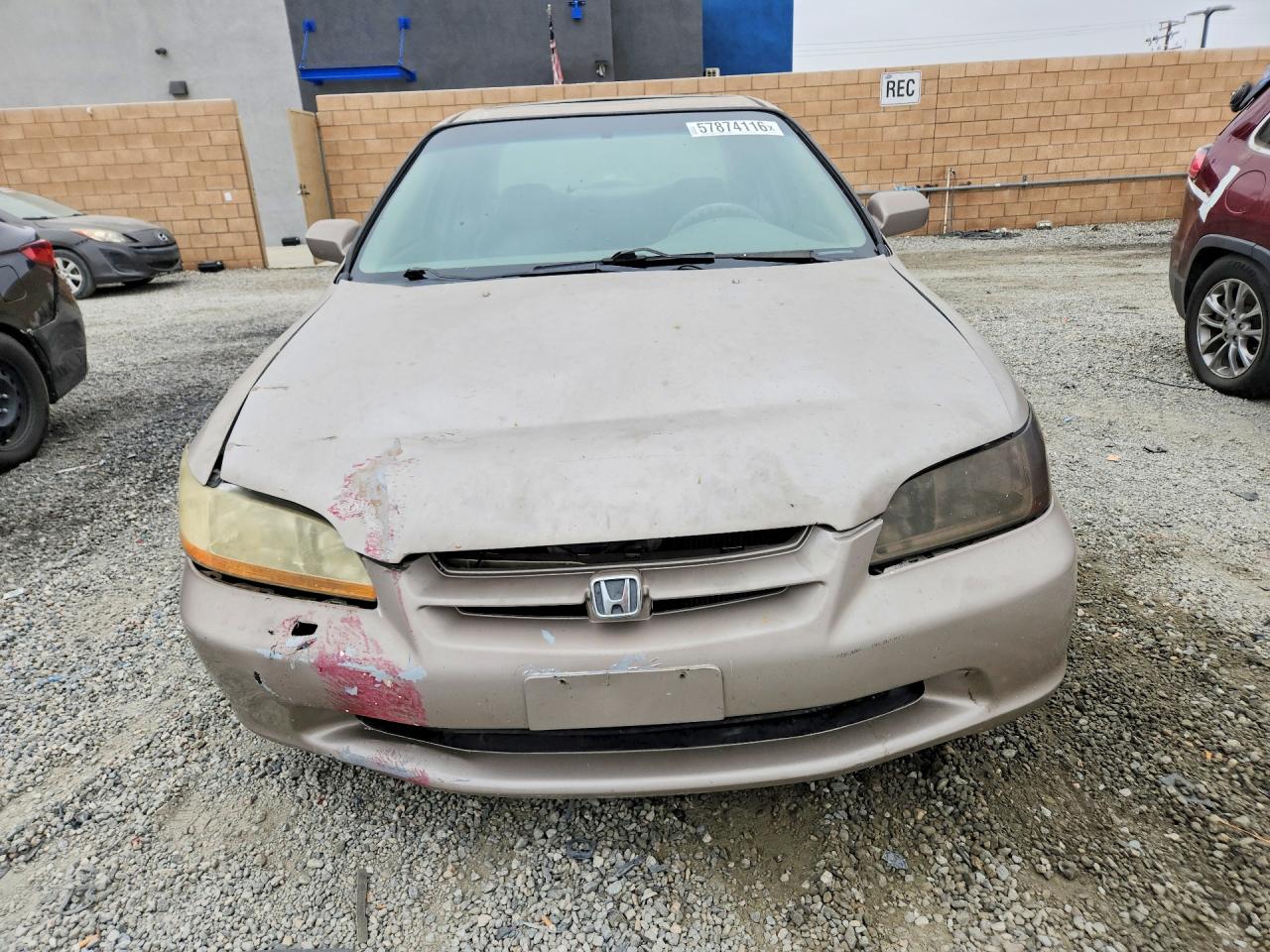 1998 Honda Accord Ex Tan vin: 1HGCG6677WA113416
