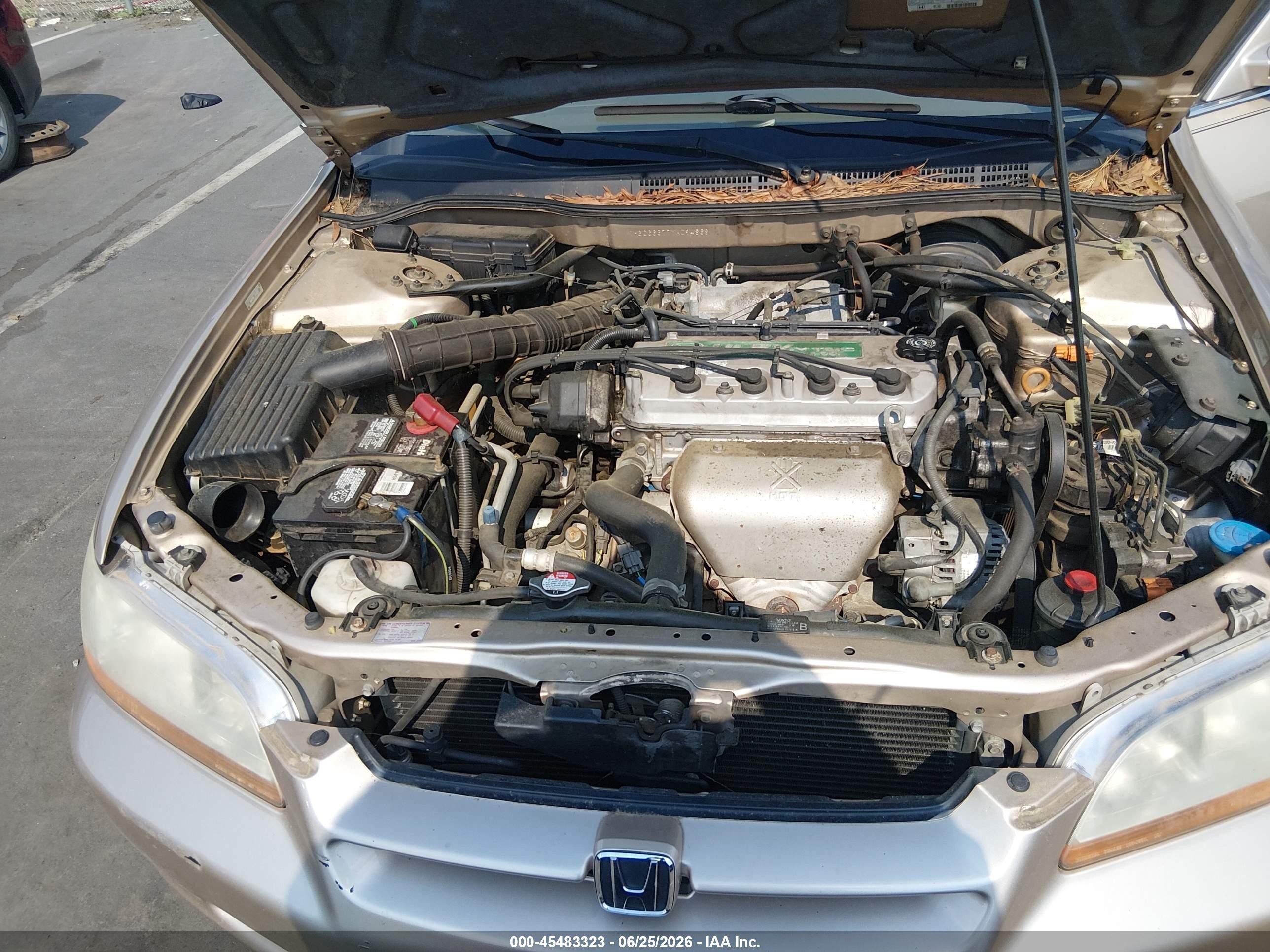 2000 Honda Accord 2.3 Ex Gold vin: 1HGCG6677YA094868