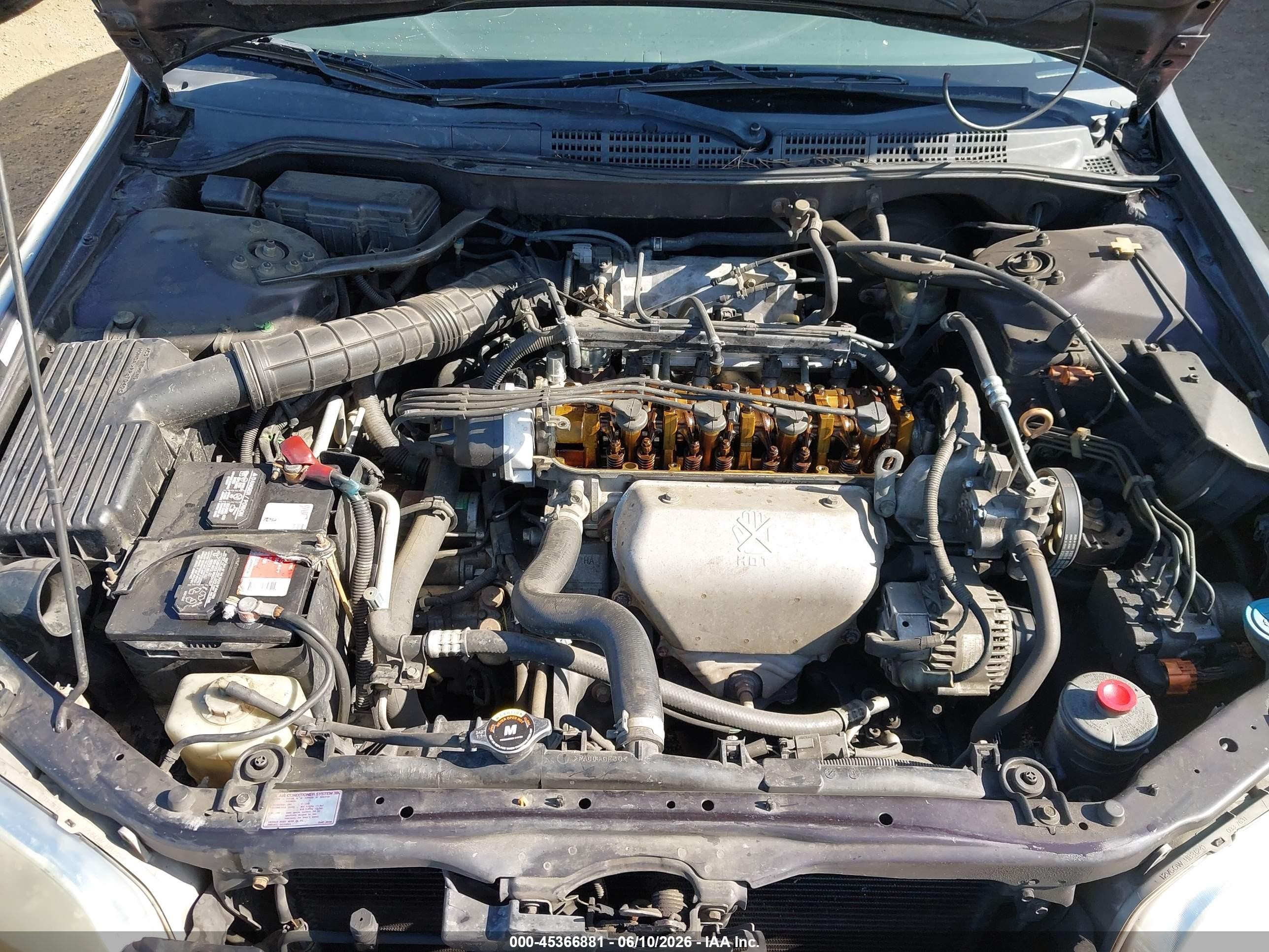 1998 Honda Accord Ex Фиолетовый vin: 1HGCG6678WA267908