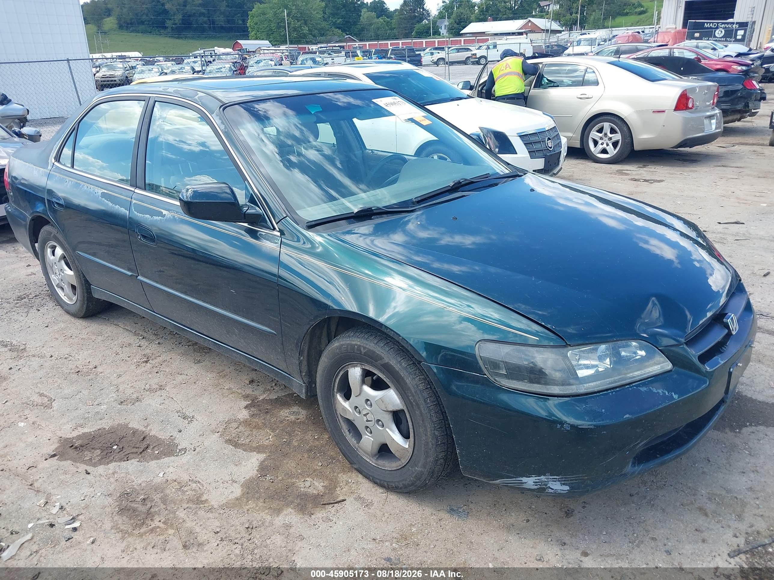 1999 Honda Accord Ex Green vin: 1HGCG6679XA156723