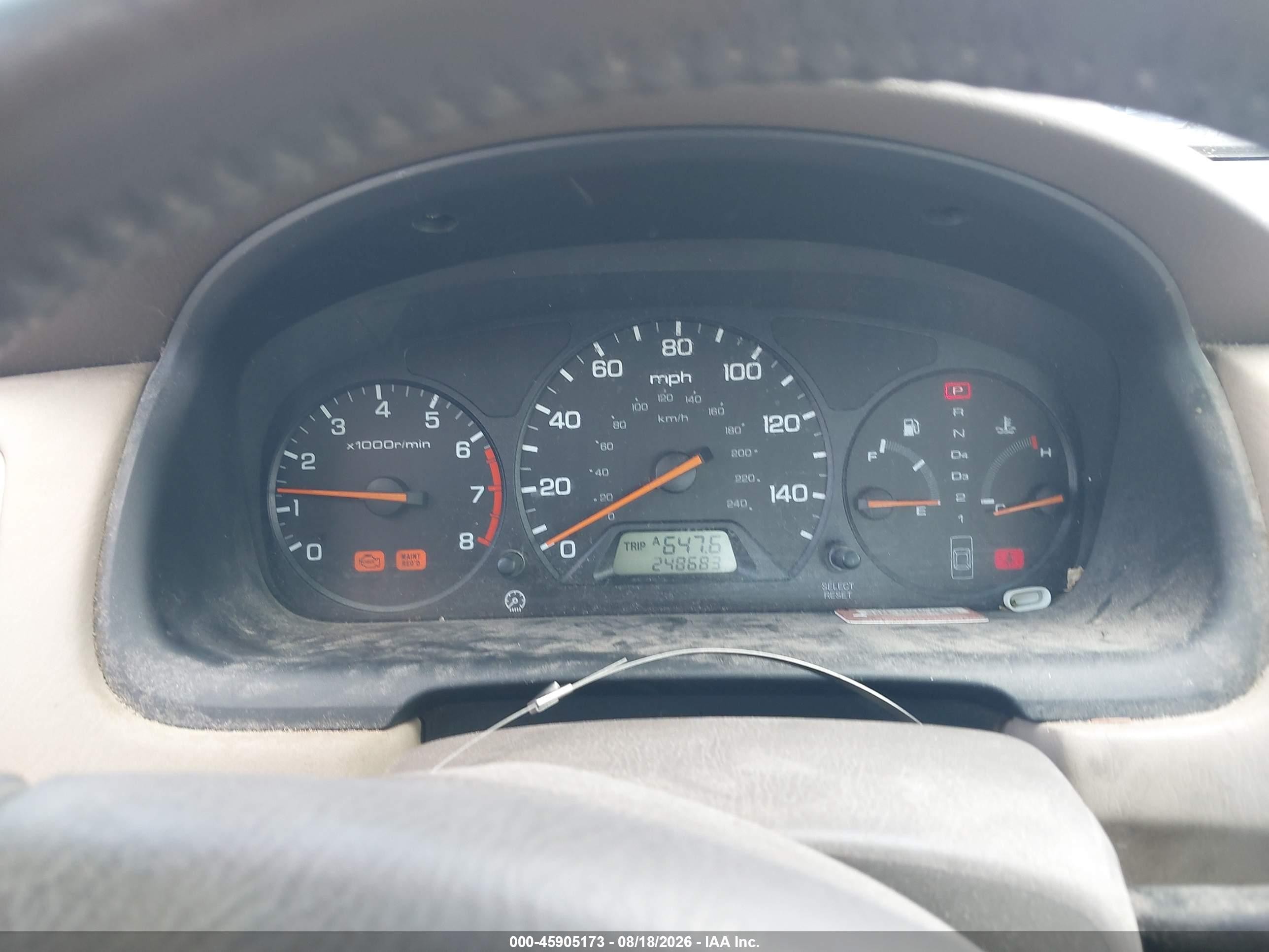 1999 Honda Accord Ex Зеленый vin: 1HGCG6679XA156723