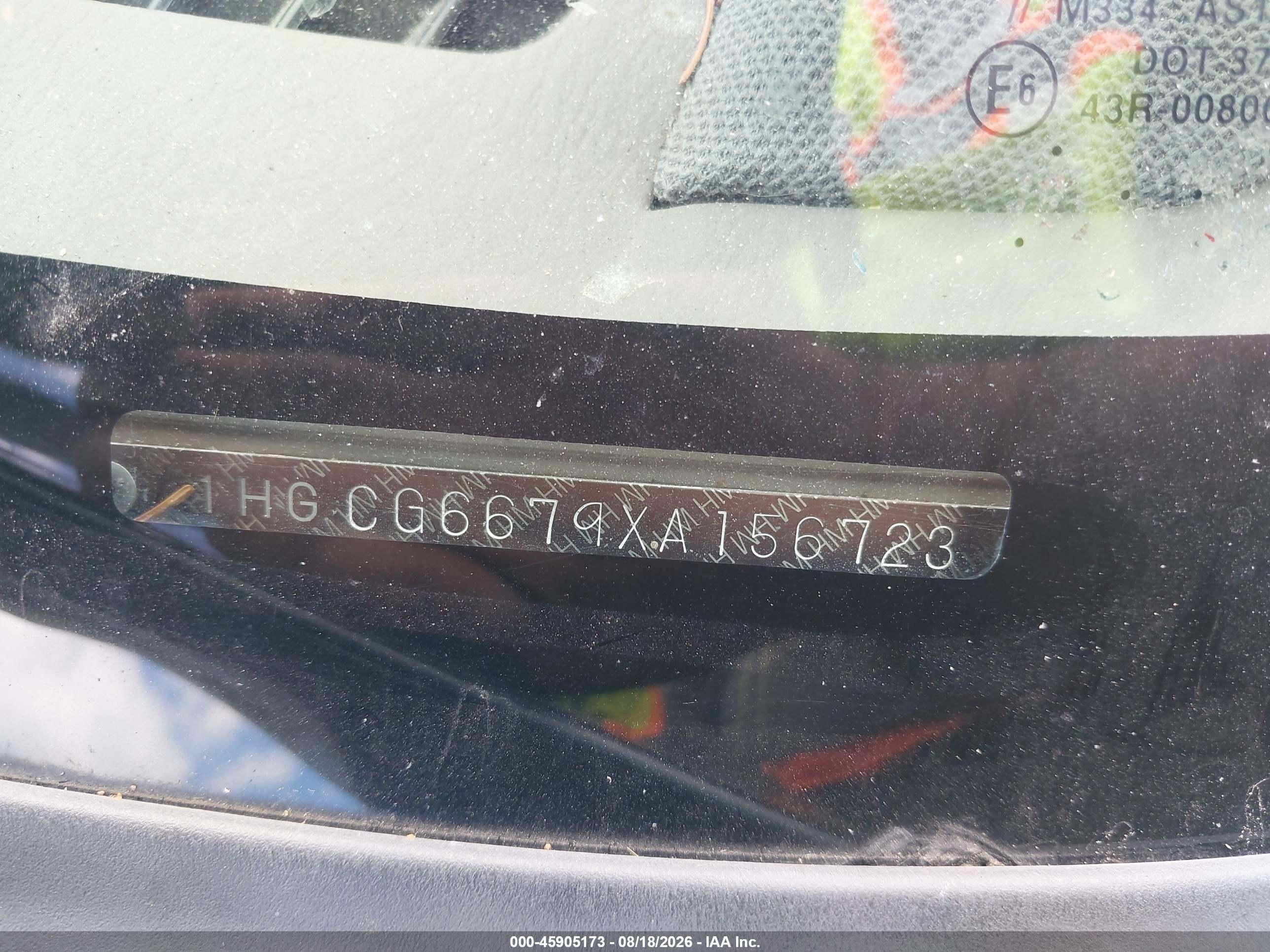 1999 Honda Accord Ex Зеленый vin: 1HGCG6679XA156723