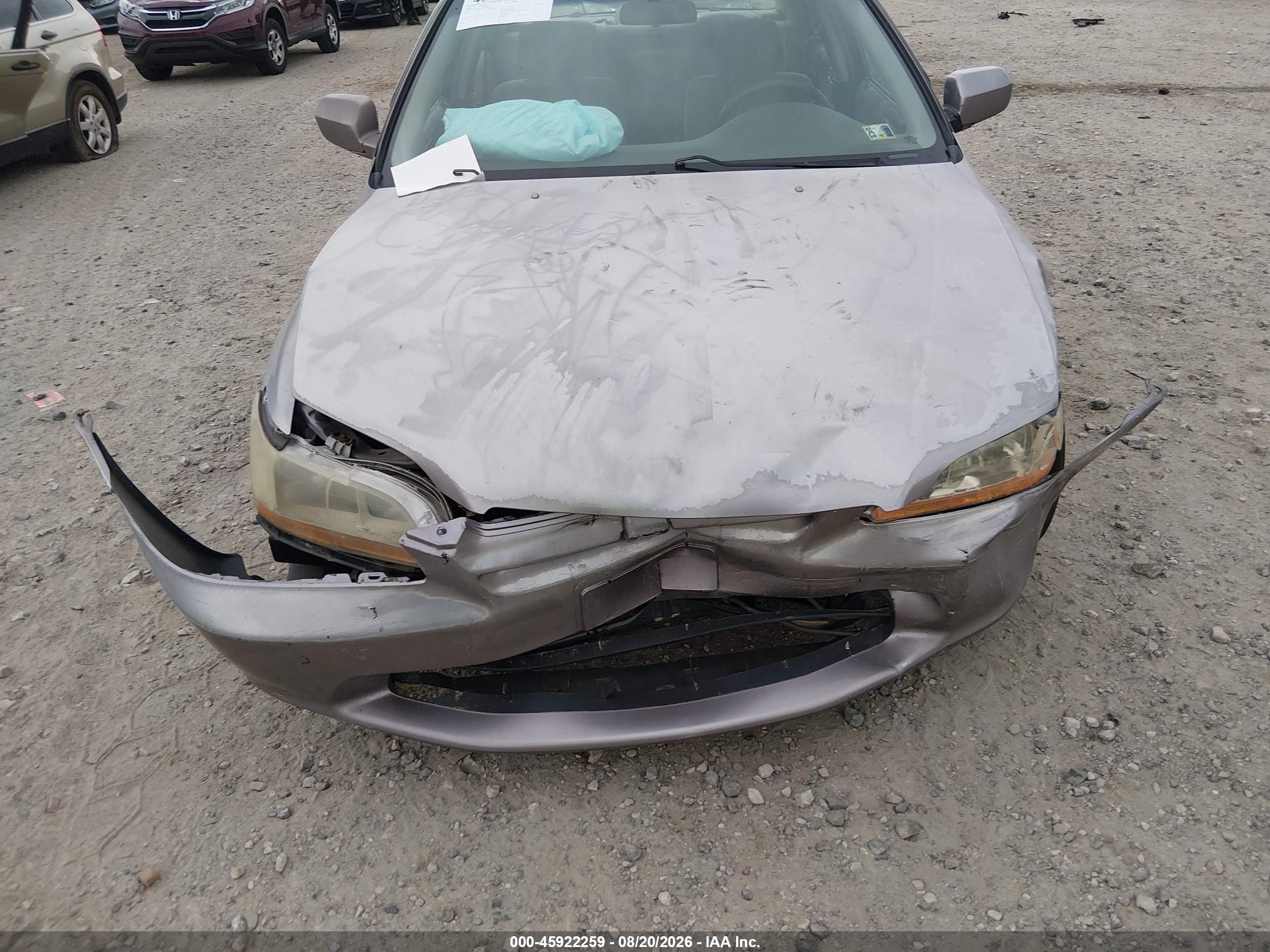2000 Honda Accord 2.3 Ex Gray vin: 1HGCG667XYA007626