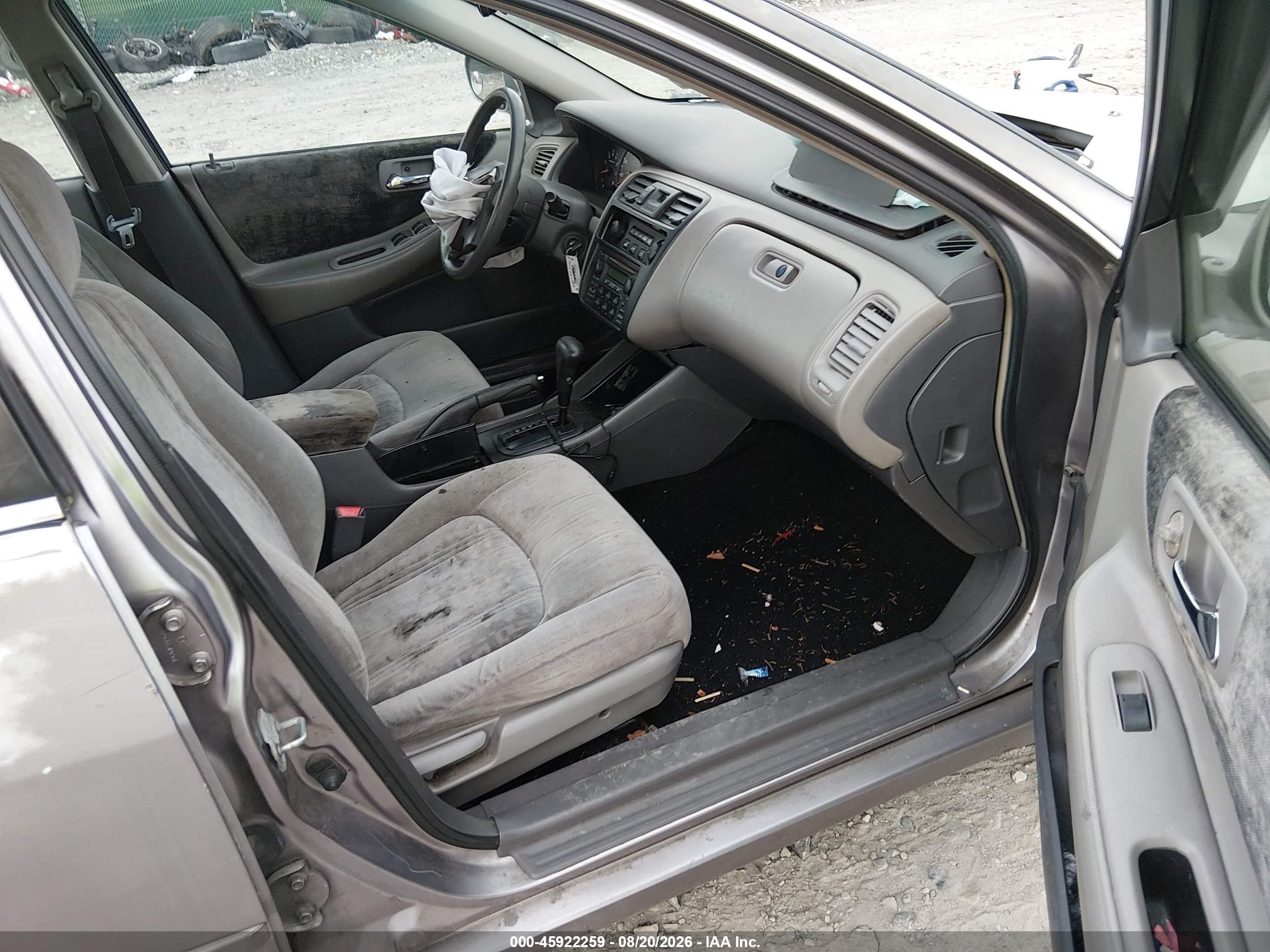 2000 Honda Accord 2.3 Ex Gray vin: 1HGCG667XYA007626