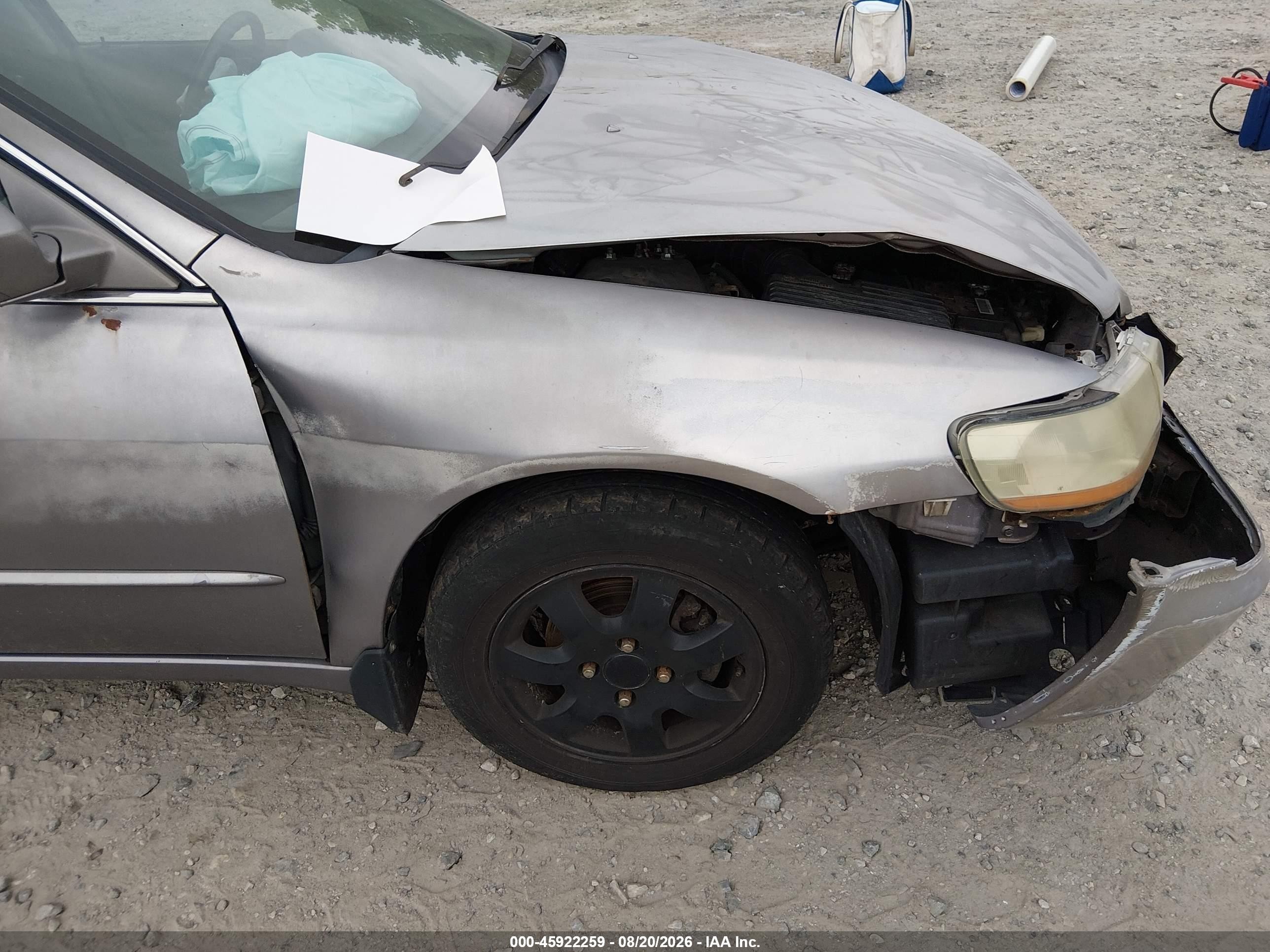 2000 Honda Accord 2.3 Ex Gray vin: 1HGCG667XYA007626
