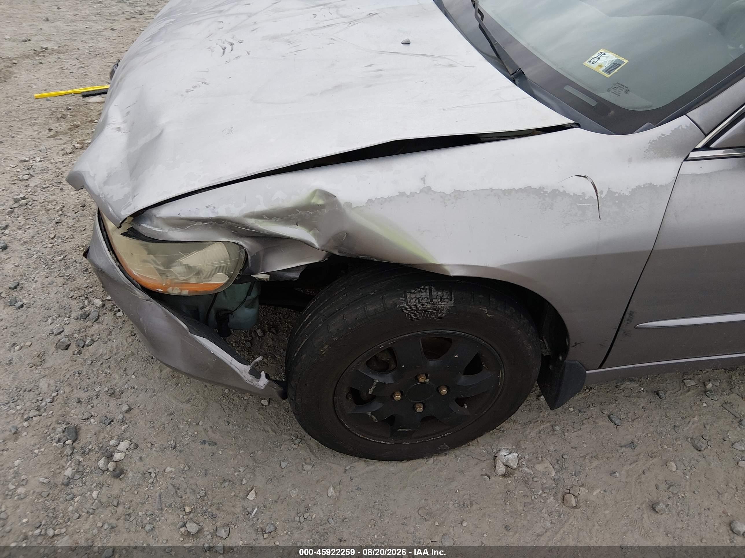 2000 Honda Accord 2.3 Ex Gray vin: 1HGCG667XYA007626