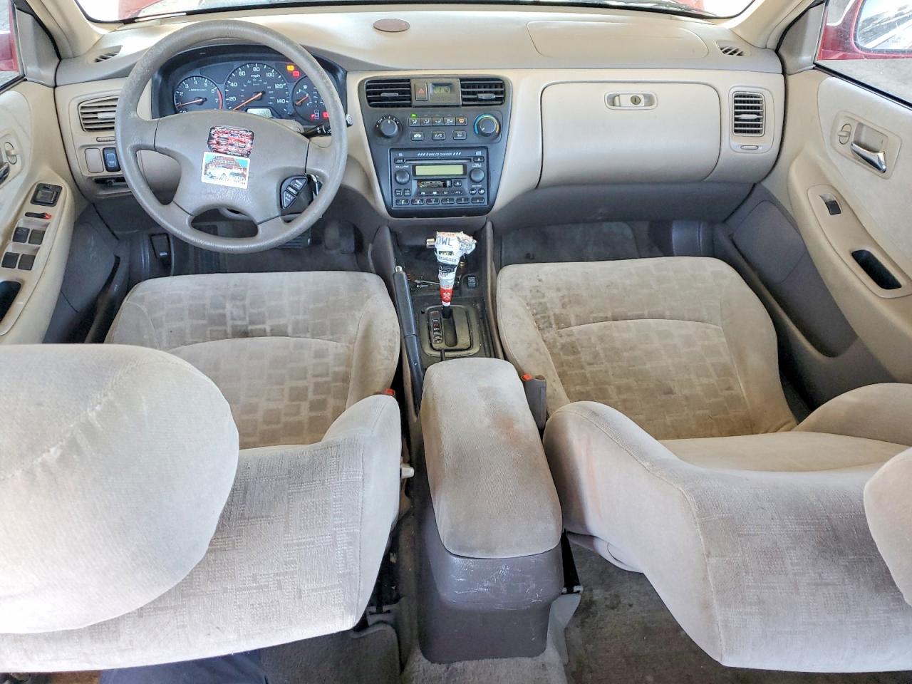 2001 Honda Accord Ex Burgundy vin: 1HGCG66821A002922