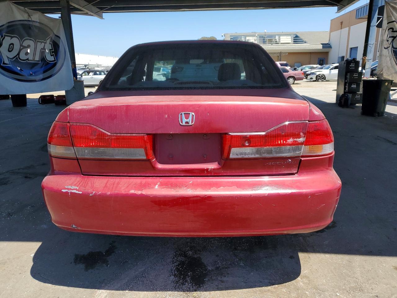 2001 Honda Accord Ex Burgundy vin: 1HGCG66821A002922