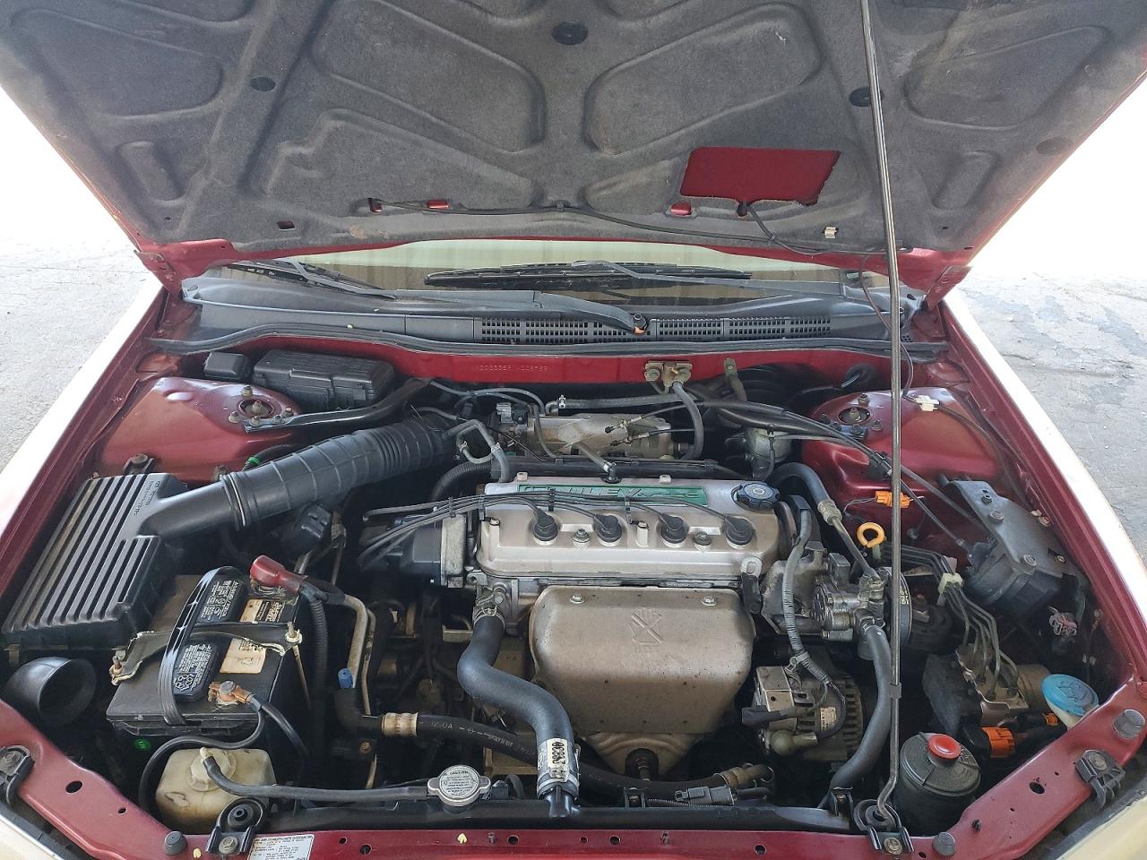 2001 Honda Accord Ex Burgundy vin: 1HGCG66821A002922