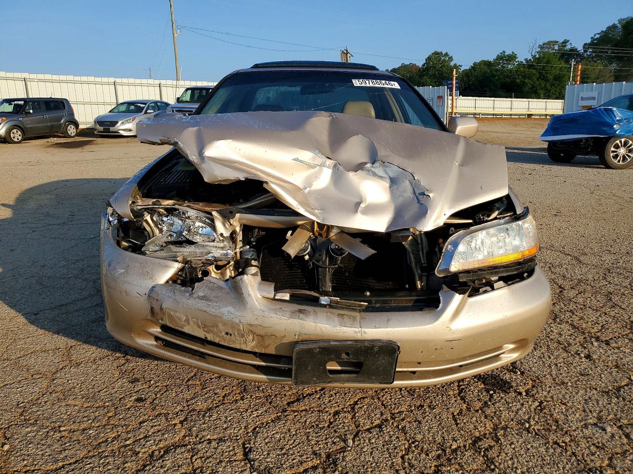 2001 Honda Accord Ex Золотой vin: 1HGCG66821A007392