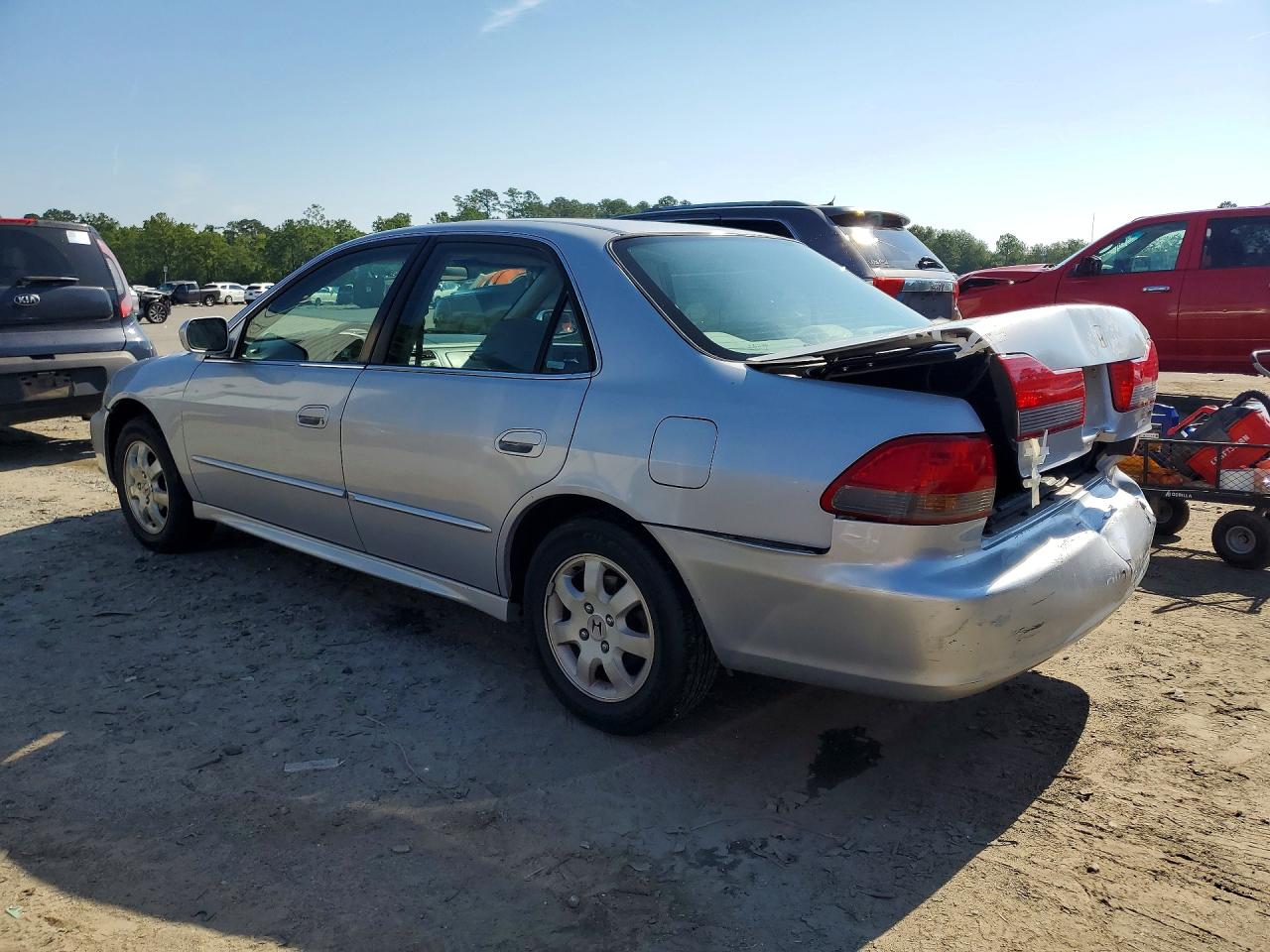 2001 Honda Accord Ex Silver vin: 1HGCG66821A012950
