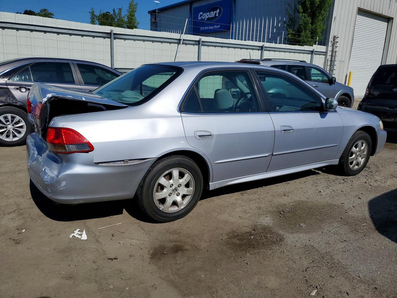 2001 Honda Accord Ex Silver vin: 1HGCG66821A012950