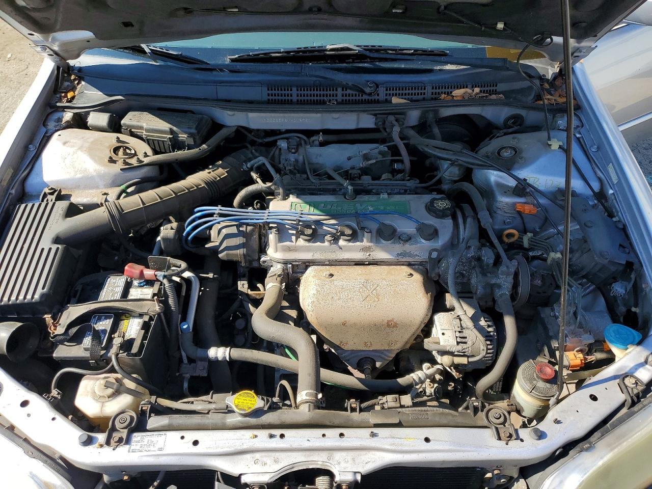 2001 Honda Accord Ex Silver vin: 1HGCG66821A012950