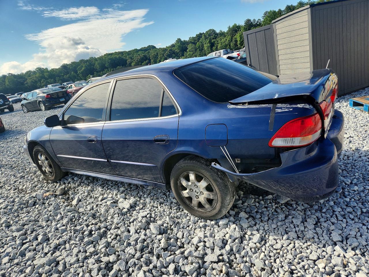 2002 Honda Accord Ex Синий vin: 1HGCG66822A034304