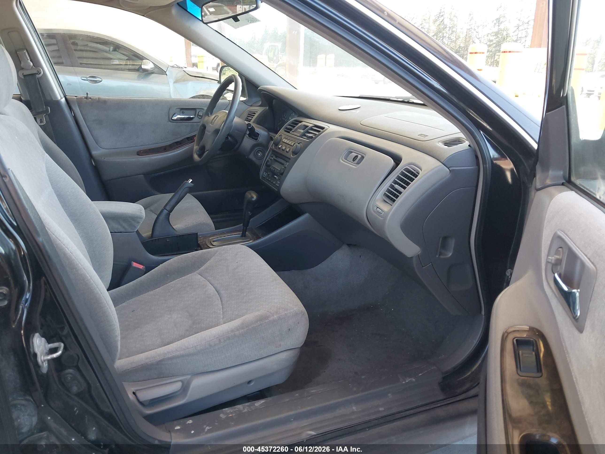 2002 Honda Accord 2.3 Ex/2.3 Se Black vin: 1HGCG66822A071286