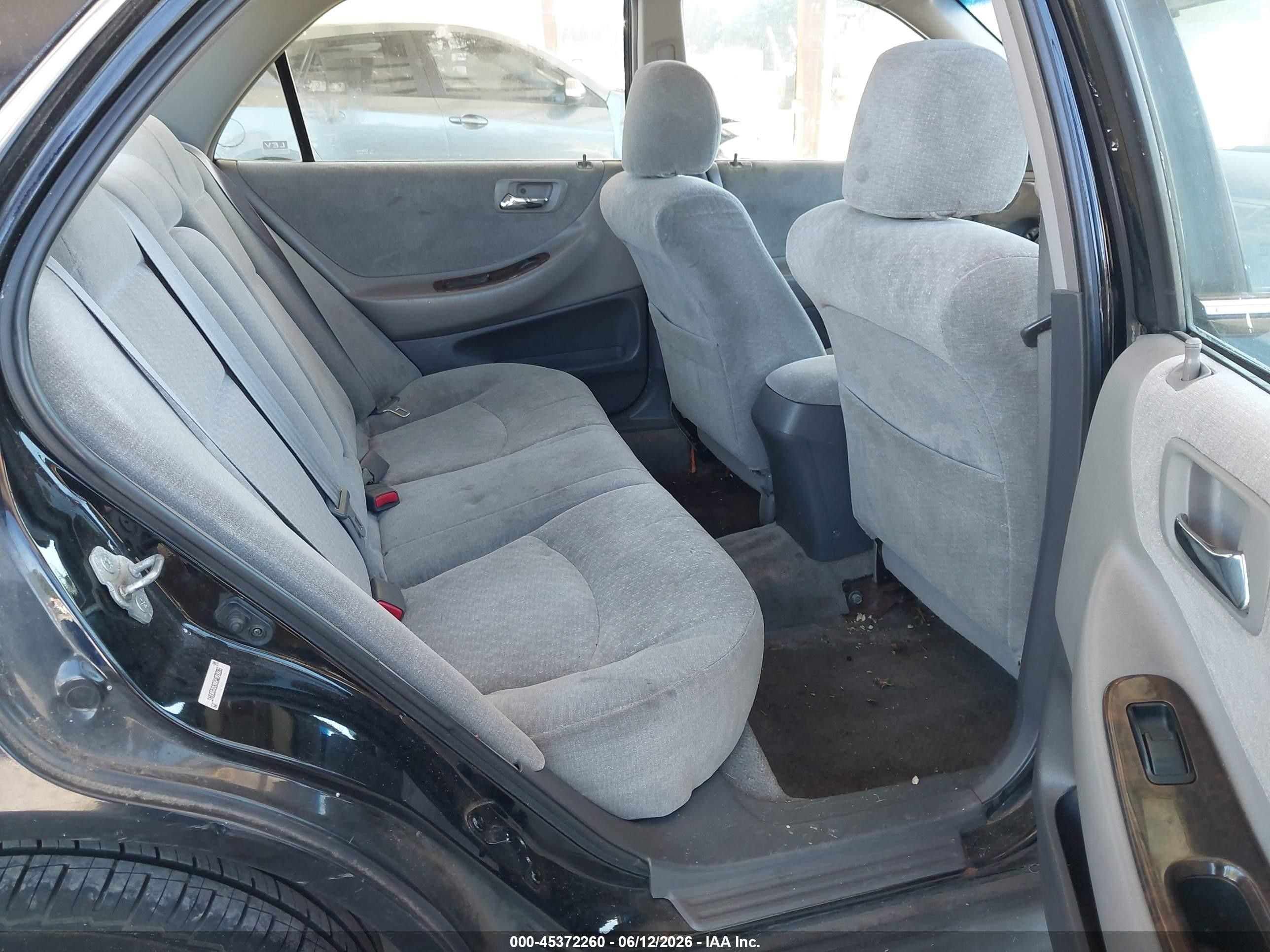 2002 Honda Accord 2.3 Ex/2.3 Se Black vin: 1HGCG66822A071286