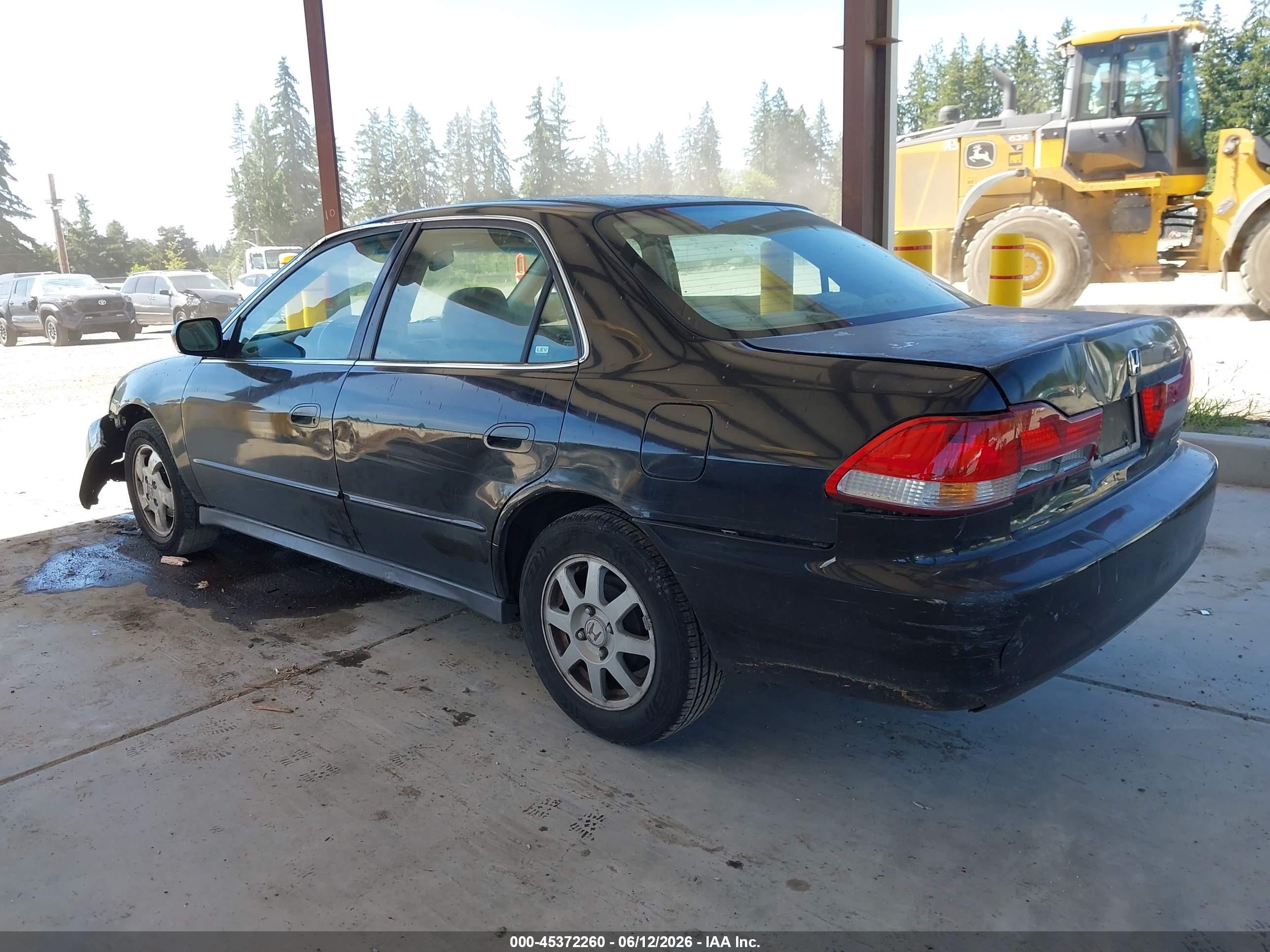 2002 Honda Accord 2.3 Ex/2.3 Se Black vin: 1HGCG66822A071286