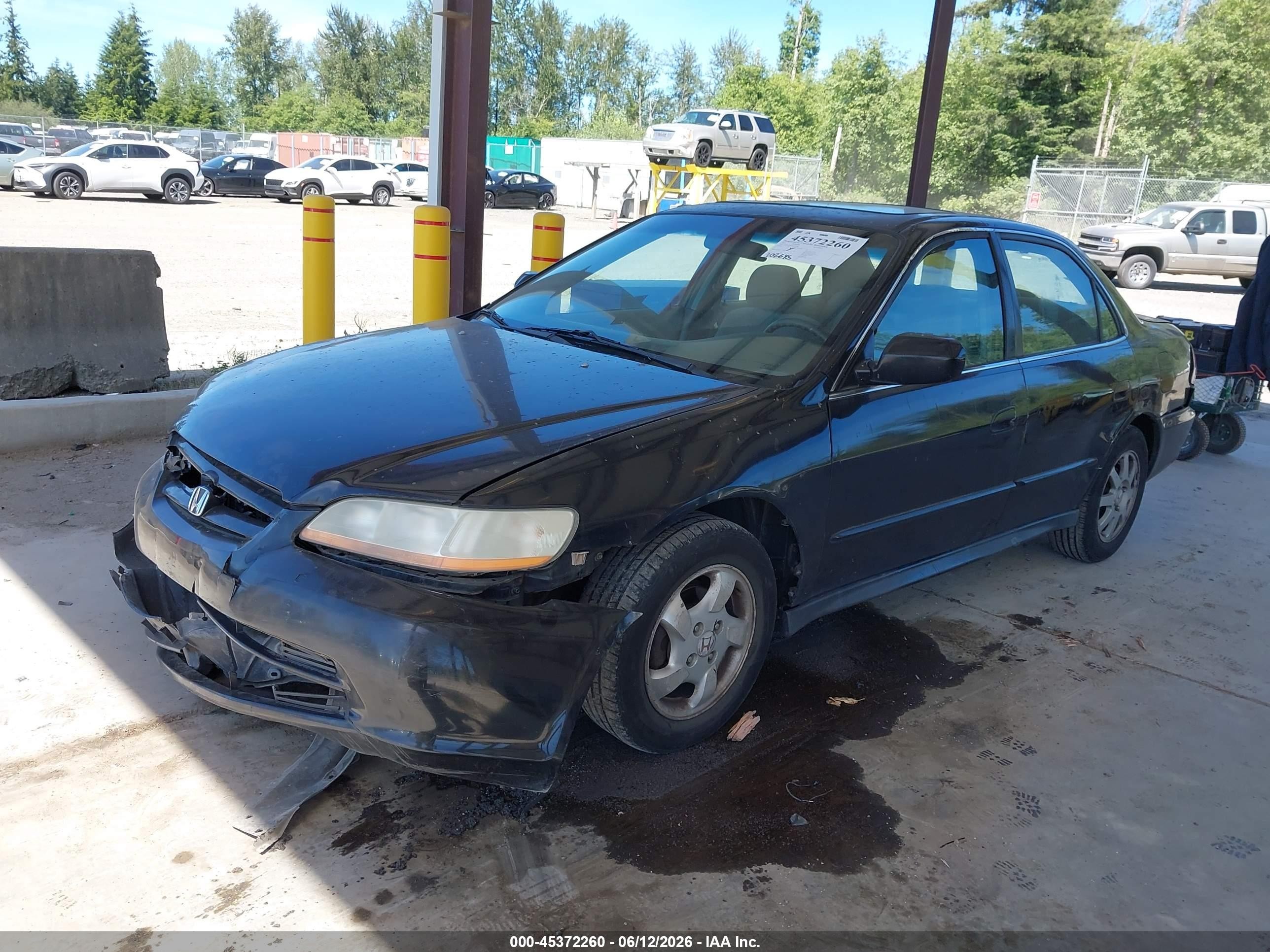 2002 Honda Accord 2.3 Ex/2.3 Se Black vin: 1HGCG66822A071286