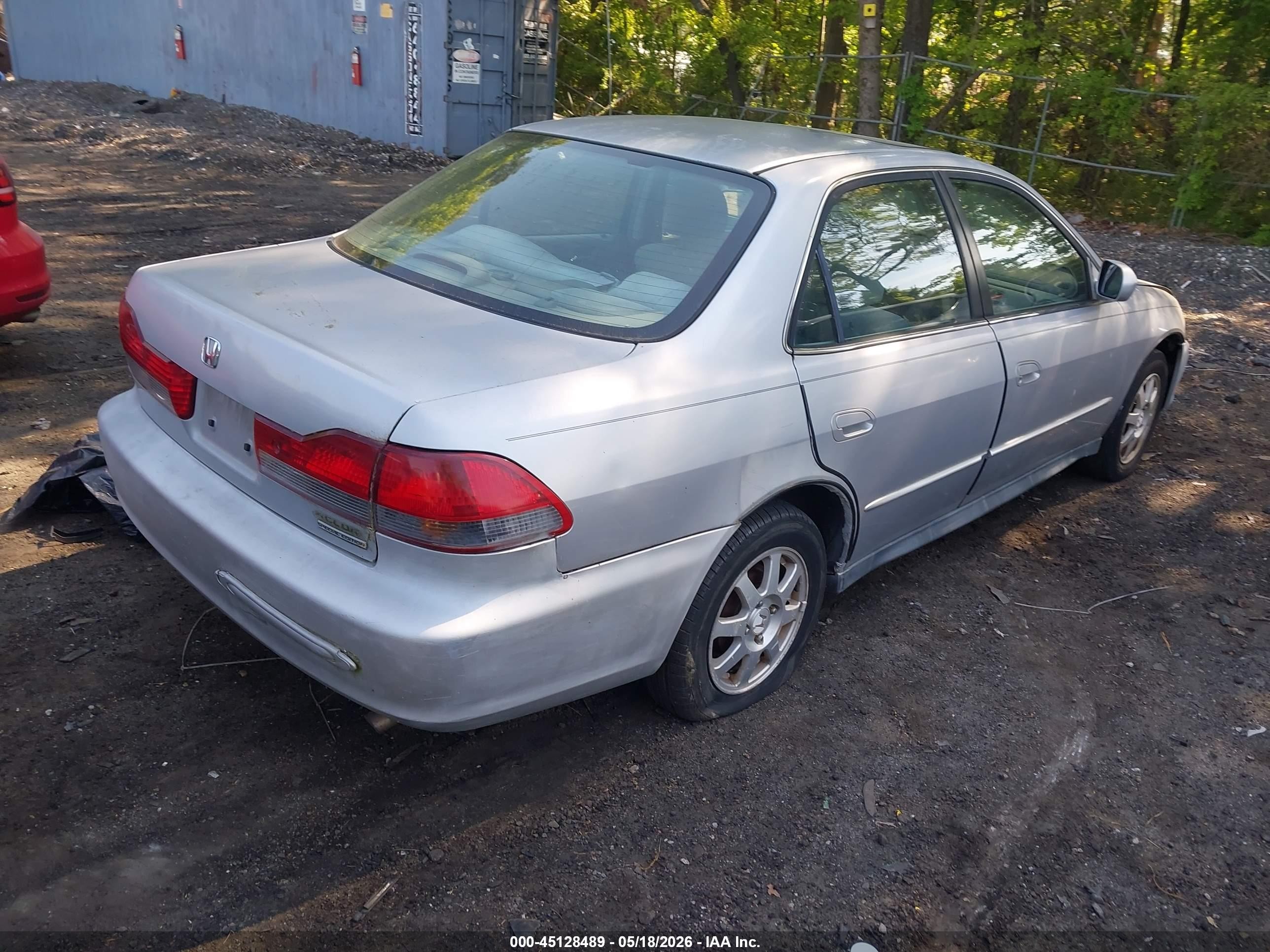 2002 Honda Accord 2.3 Ex/2.3 Se Silver vin: 1HGCG66822A075256