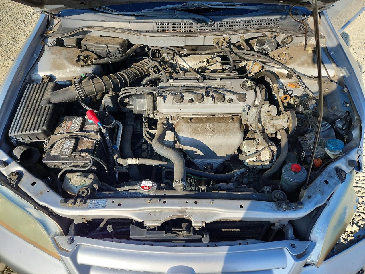 2002 Honda Accord Ex Silver vin: 1HGCG66822A147556