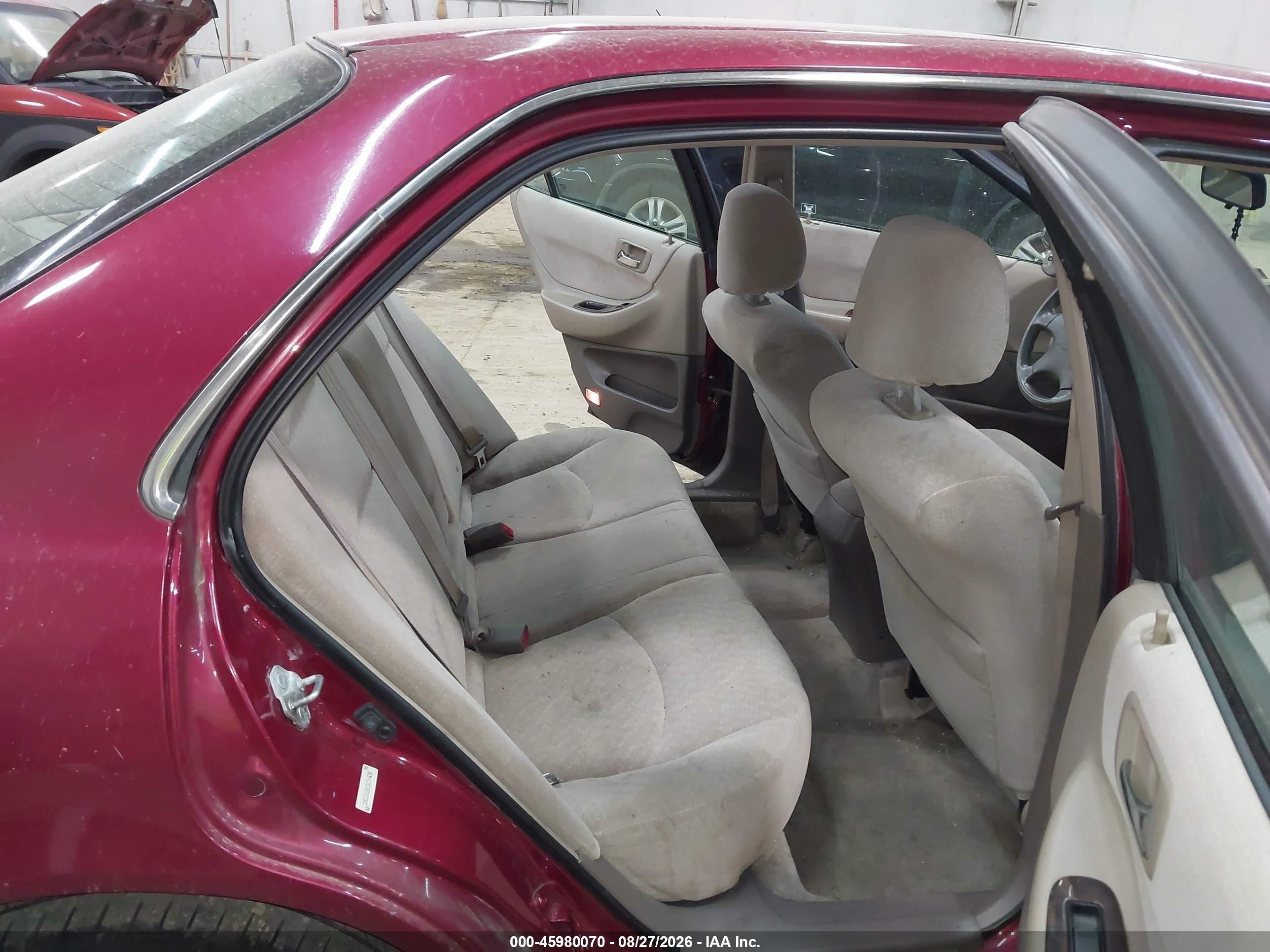 2002 Honda Accord 2.3 Ex/2.3 Se Красный vin: 1HGCG66822A154538