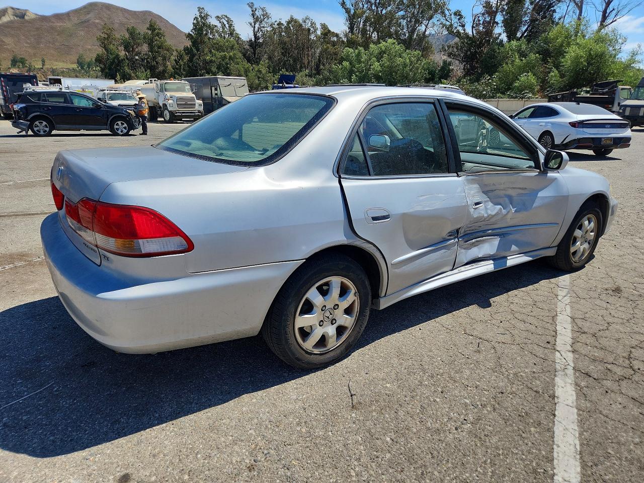 2001 Honda Accord Ex Gray vin: 1HGCG66851A096536