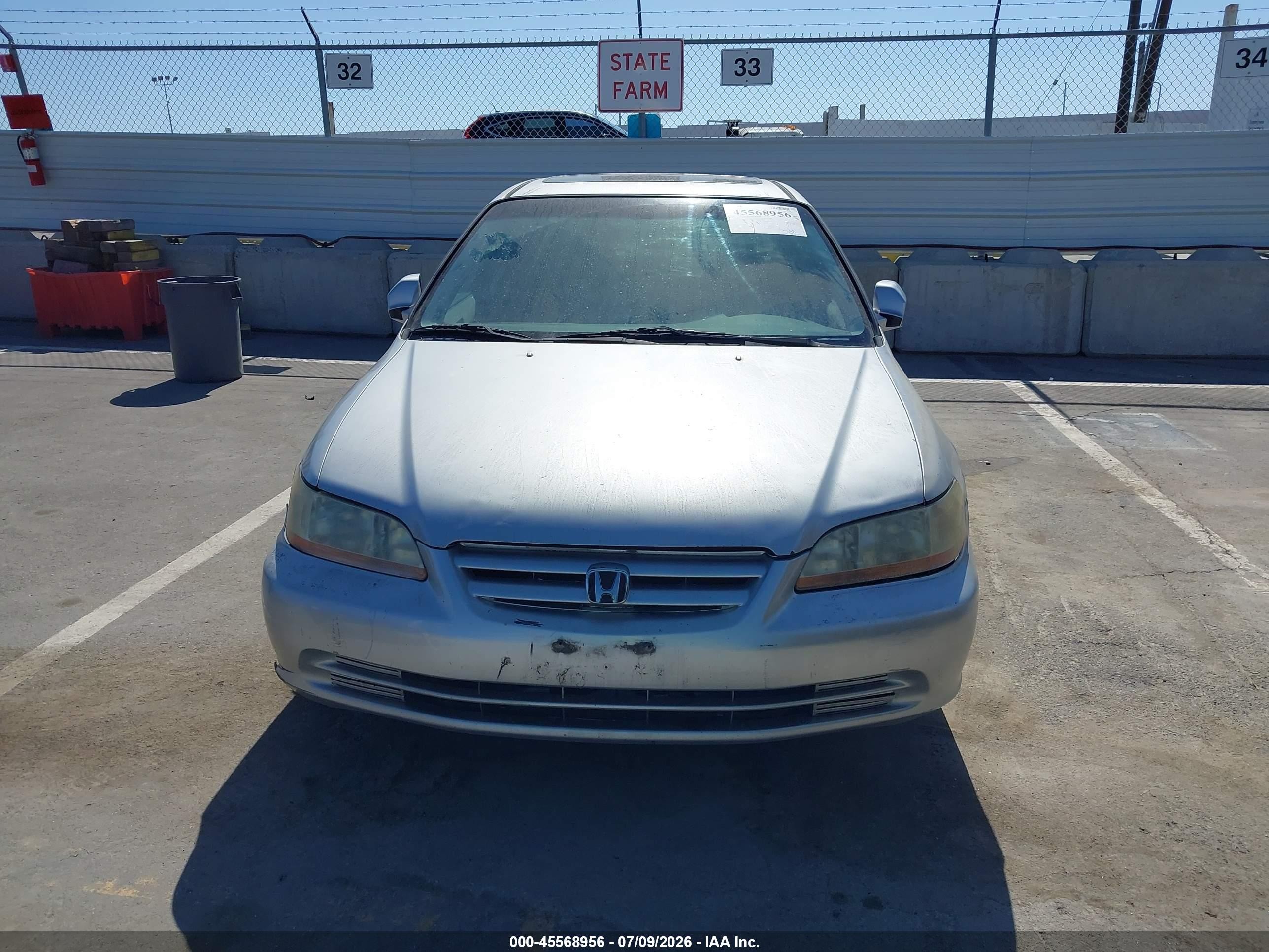 2002 Honda Accord 2.3 Ex/2.3 Se Silver vin: 1HGCG66852A017478